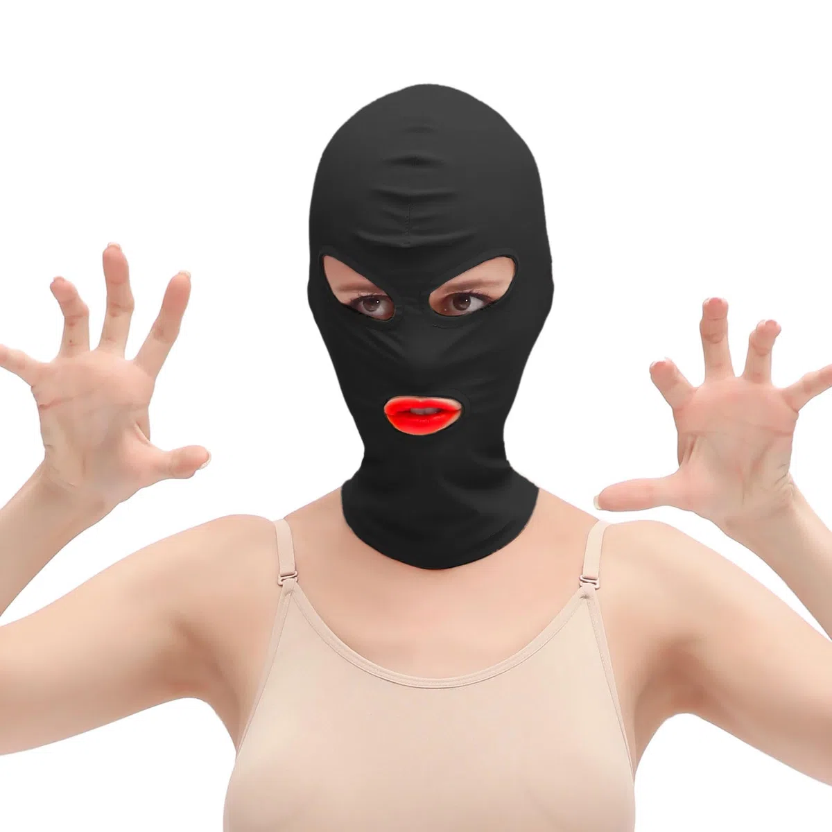 SKHAOVS 3 Pezzi Balaclava Nero, Passamontagna, Skimask per Uomo e Donna, Elastico Maschera da Sci, Sottile e Leggero Morbido Traspirante Multiuso, per attività all'aperto Sci Moto Ciclismo
