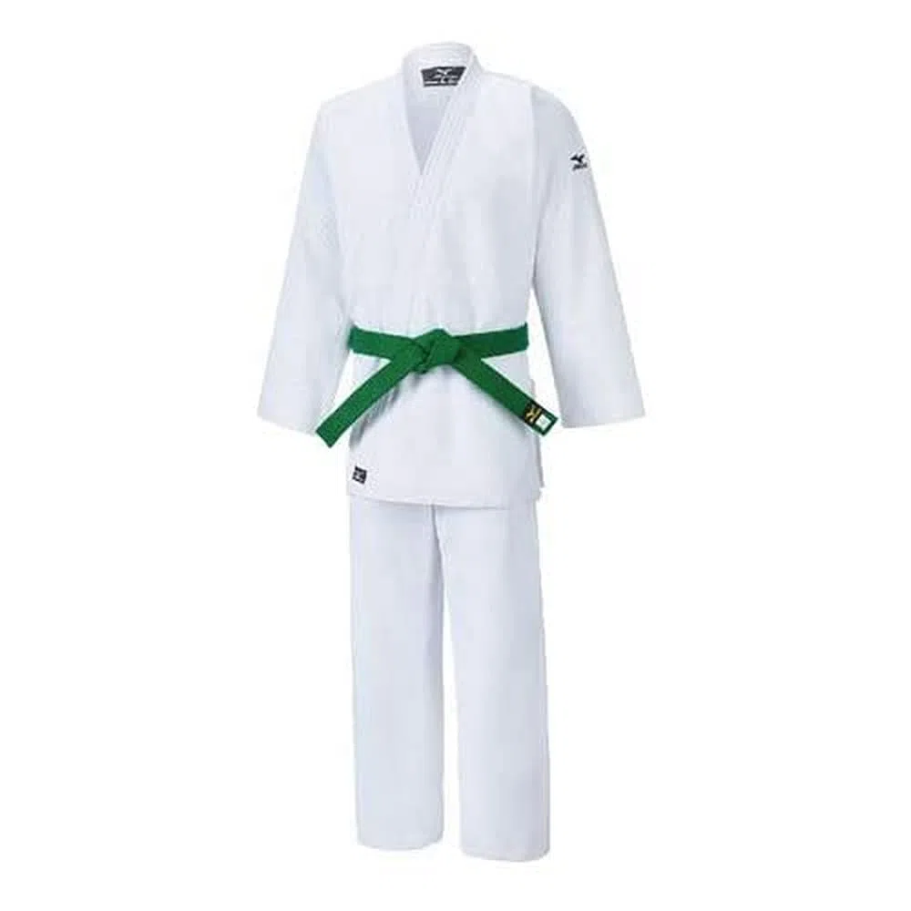 Mizuno Hayato Tuta da Judo, Bianco, 120 Unisex-Kids