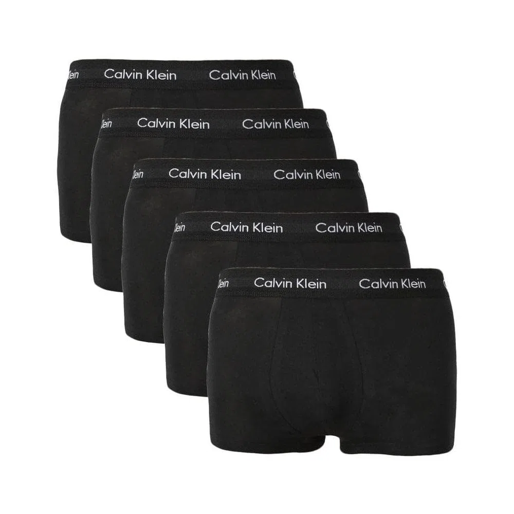 Calvin Klein Uomo Pantaloncini Boxer Confezione da 5 Trunks Intimo