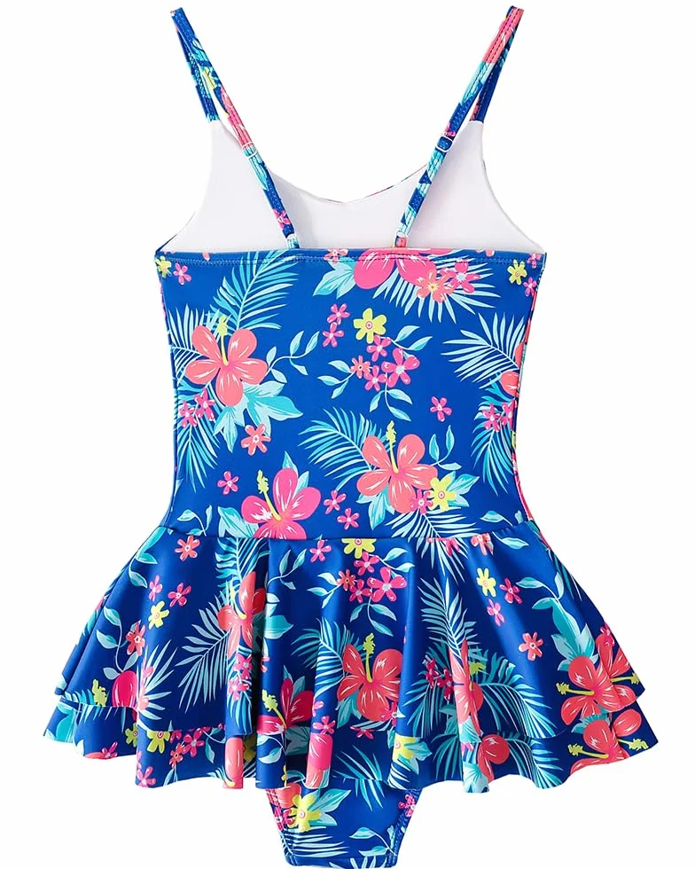 DivingBirds Costume da bagno per bambine Me Kids Costume intero da bagno per ragazze costume da bagno regolabile età 4-9 anni