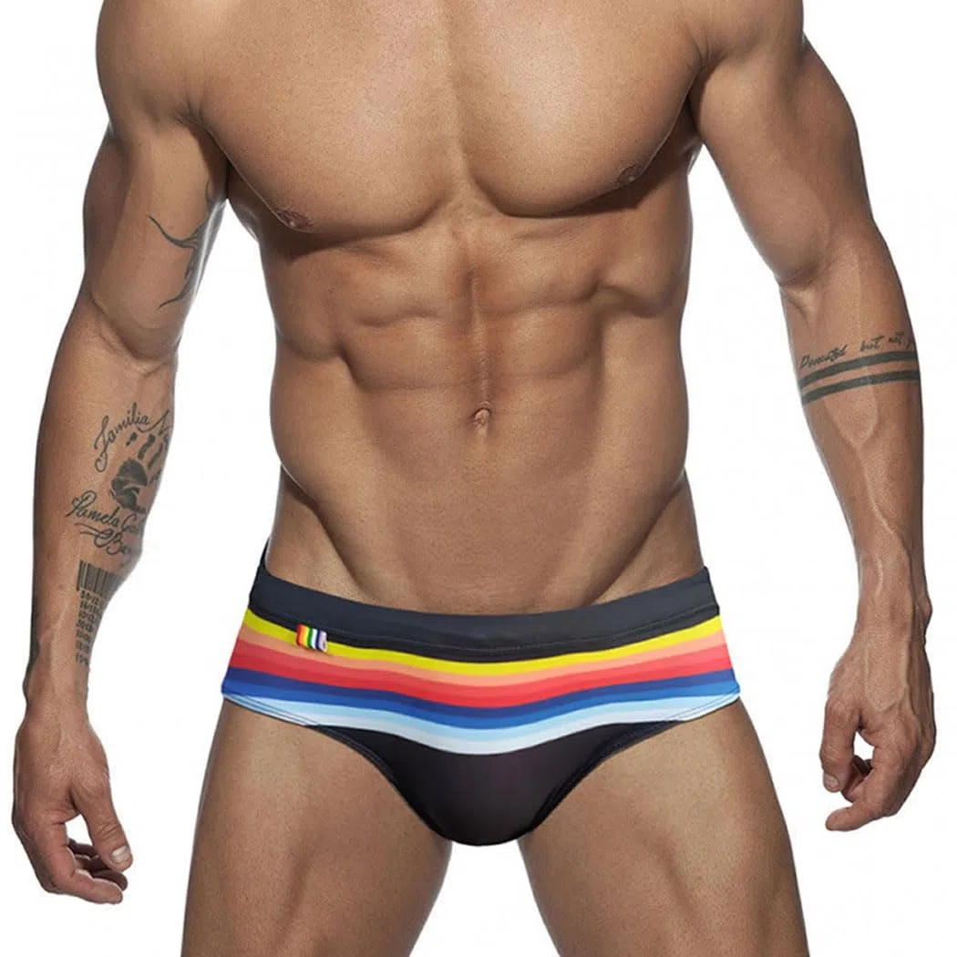 Costume Slip Uomo, Costume Mare Uomo Slip Piscina Costume Nuoto Slip Costume Uomo Swimming Brief Coulisse Regolabile Taglia M - XXL YK2412