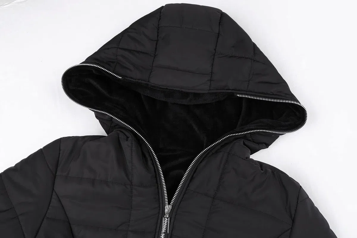 ORANDESIGNE Cappotti Pelliccia Donna Cappotto Cappuccio Giacca Calda Giubbotto Trapuntato Cappotto Elegante Giacca Invernale Cappotti Lunghi con Tasca