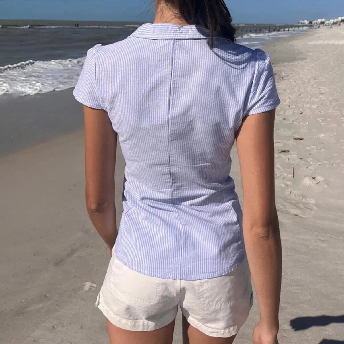 Camicia da donna Y2k a maniche corte con bottoni a quadri coquette top estivi retrò a quadretti camicetta slim fit crop top