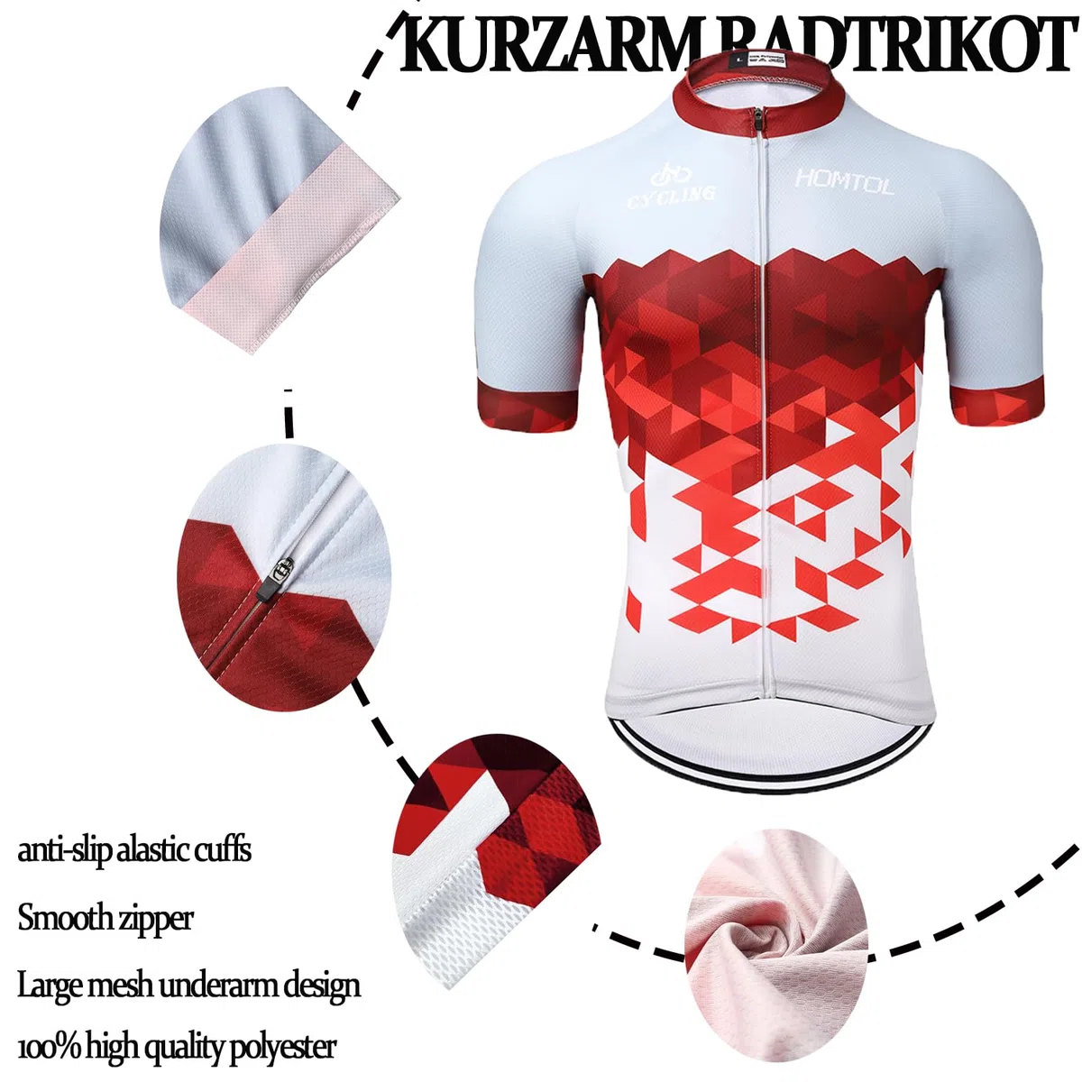 Maglia da Ciclismo Set Completo Ciclismo Uomo Estivo Maniche Corte Tuta Ciclismo Uomo + pantaloncini Manica Lunga Completo Bici Uomo Triathlon Tuta Uomo Maglia Ciclismo MTB