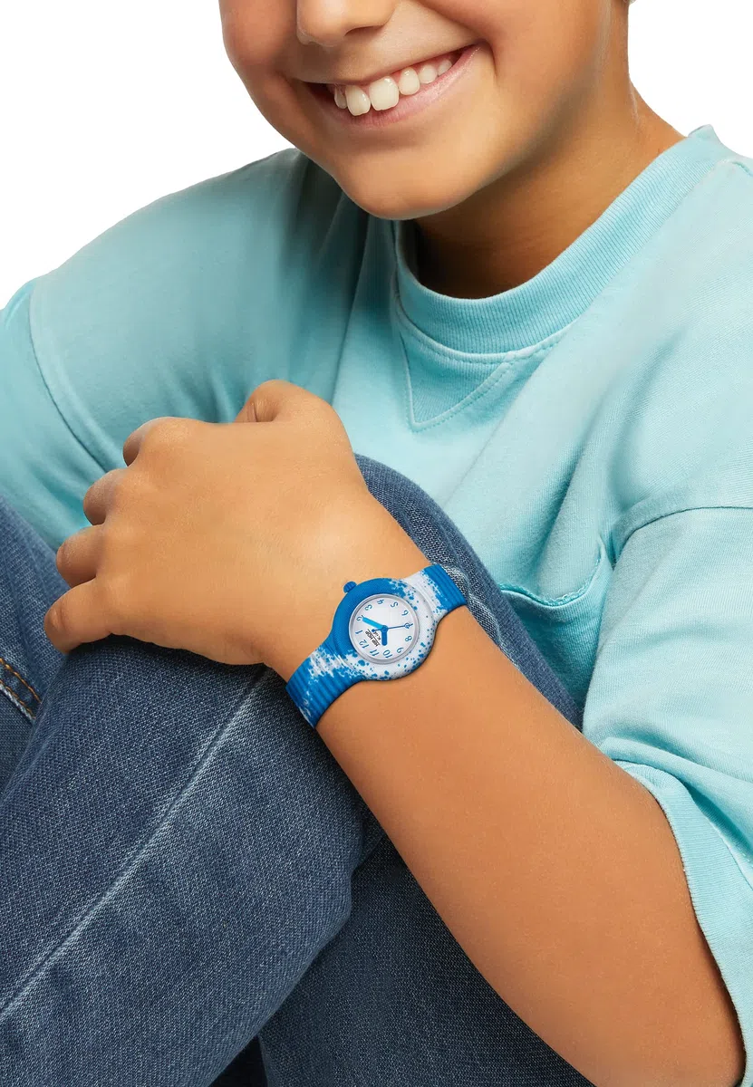 HIP HOP Orologio Bambina, Collezione KIDS FUN, Movimento Quarzo Analogico, Resistente all'acqua fino a 50 metri, Cinturino in Silicone Con Tessuto, Lunghezza regolabile, Idee regalo Bambina