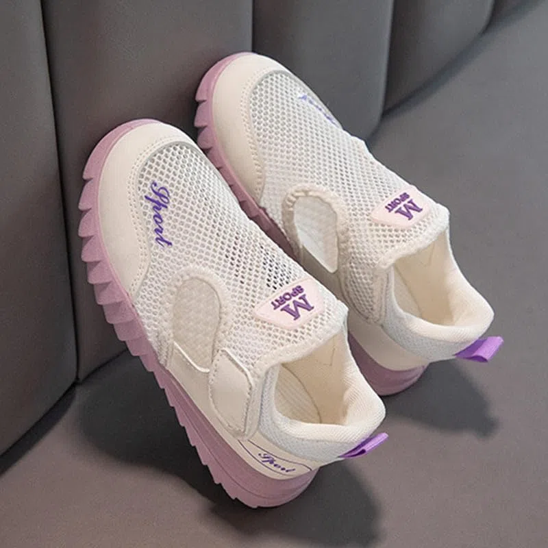 Bambini Primavera Estate Scarpe Mesh Traspiranti Ragazzi Ragazze Fondo Morbido Sandali Casual