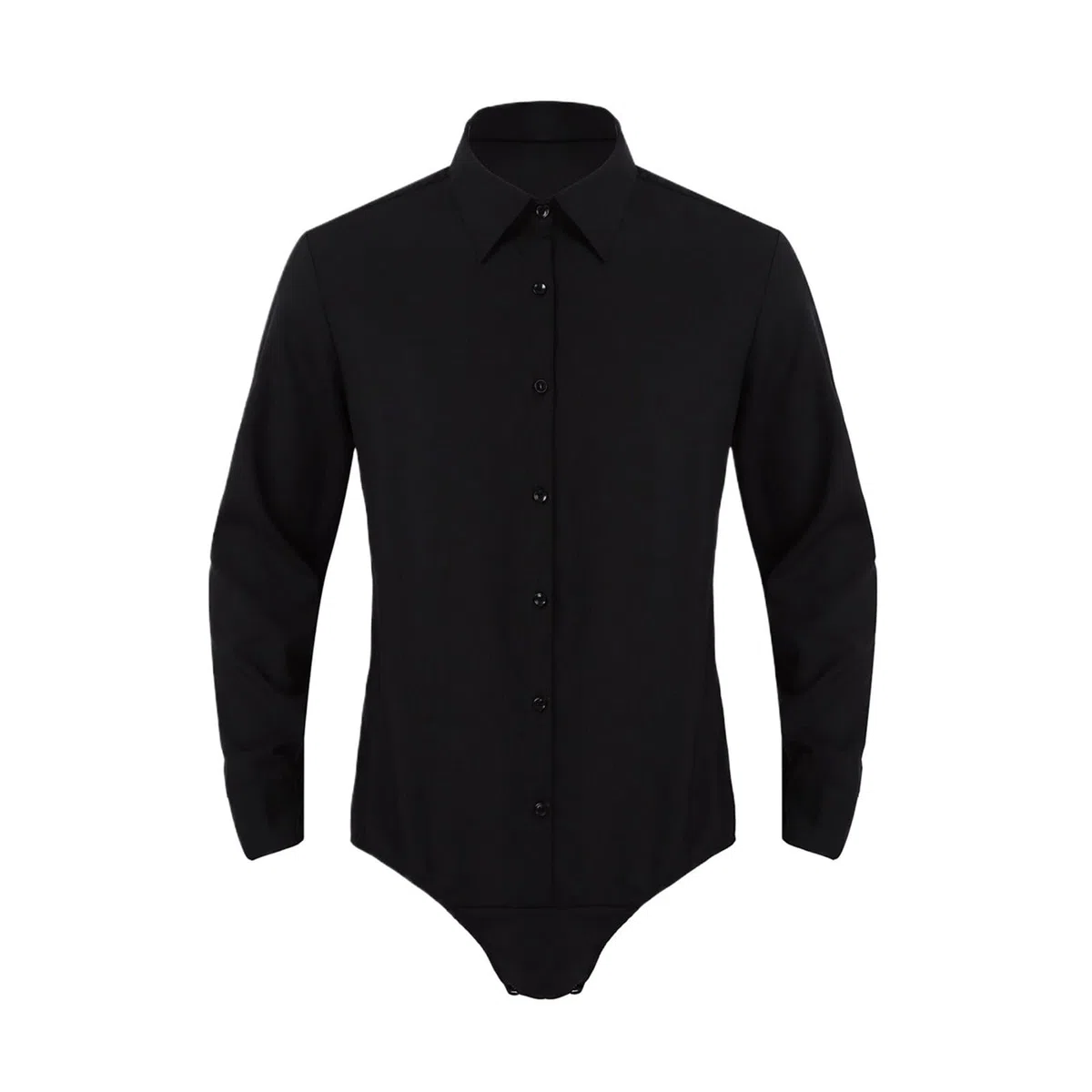 Uomo Maglia da Ballo Latino Camicia da Ballo a Maniche Lunghe da Uomo, con Colletto rovesciato, abbottonata, Body da Ballo Latino Moderno, Maglietta, Top, Costumi da Ballo