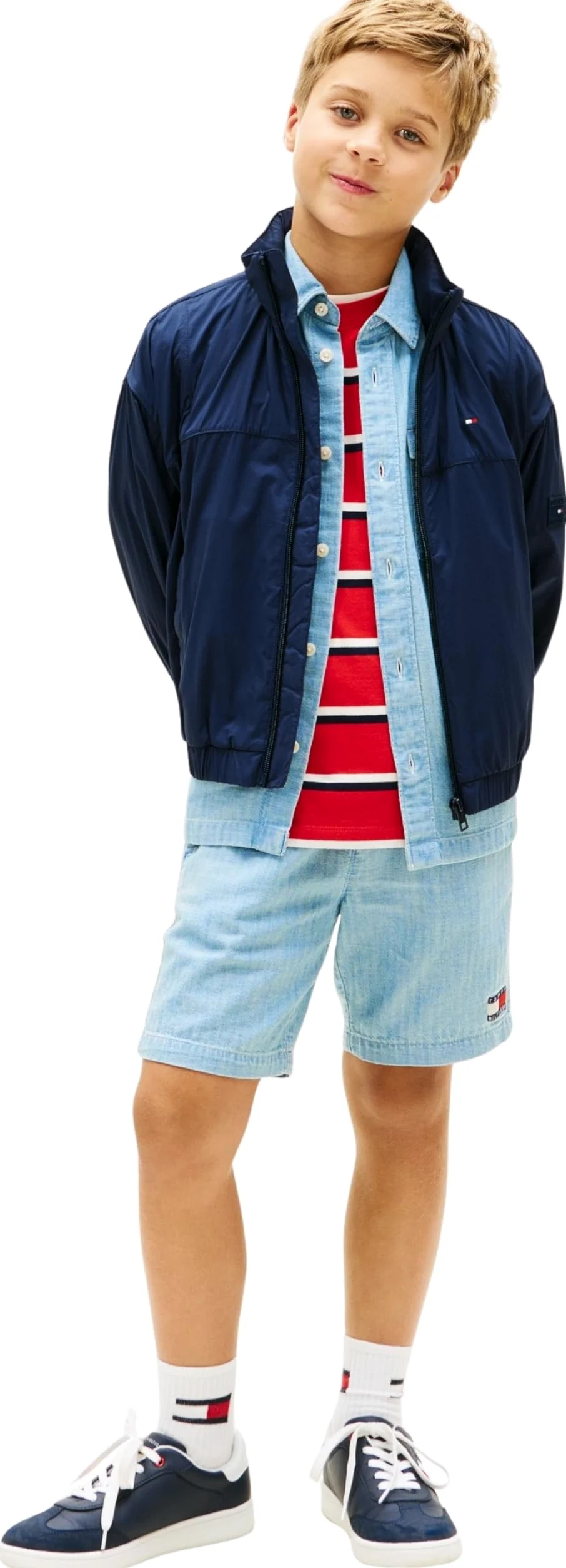 Tommy Hilfiger Windbreaker Jacket Ks0ks00741 Giacche Unisex - Bambini e ragazzi (Pacco da 1)