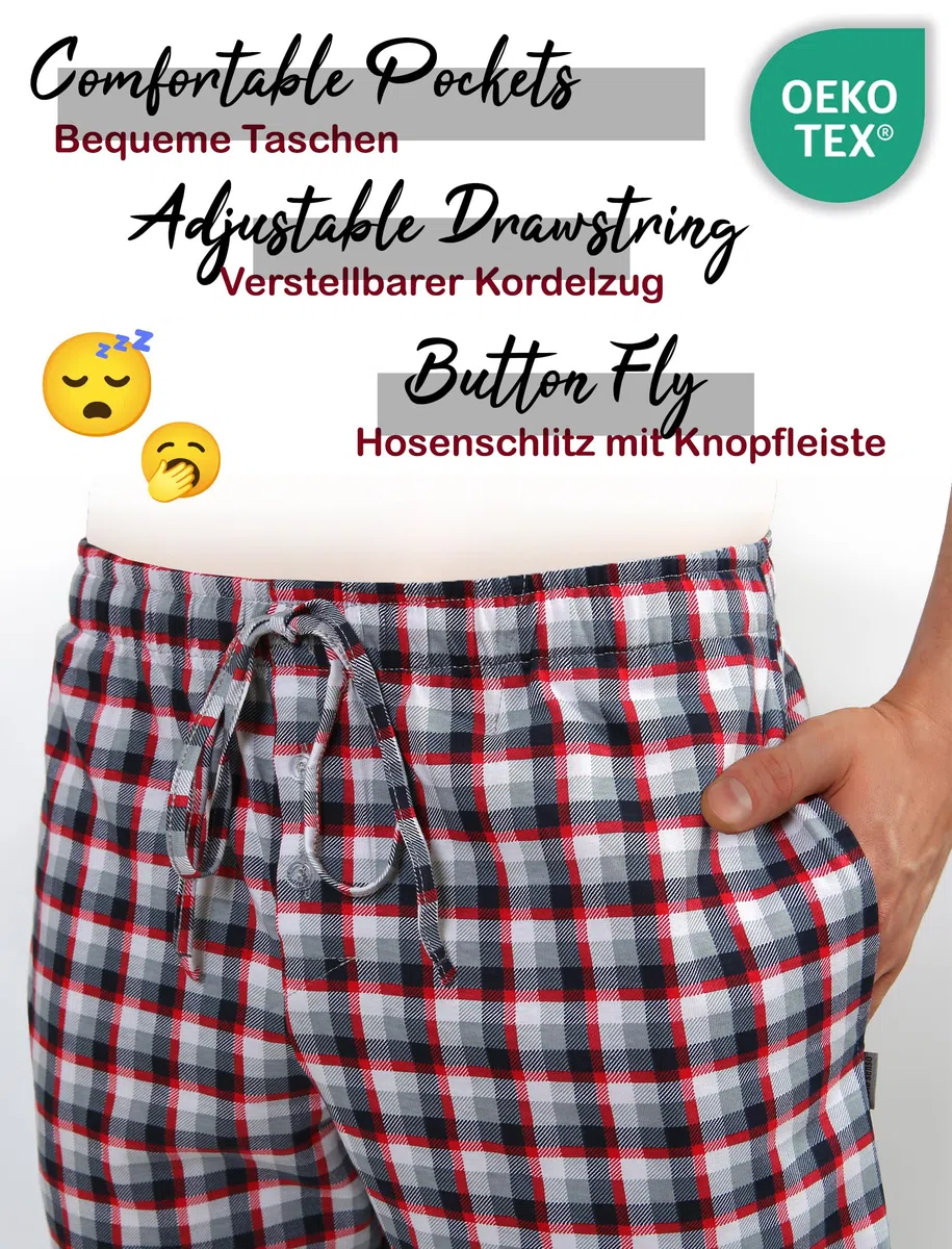 sesto senso Pigiama Uomo Corto Cotone Biancheria da Notte Pigiami Due Lingerie Maniche Corte Pantaloni Corti