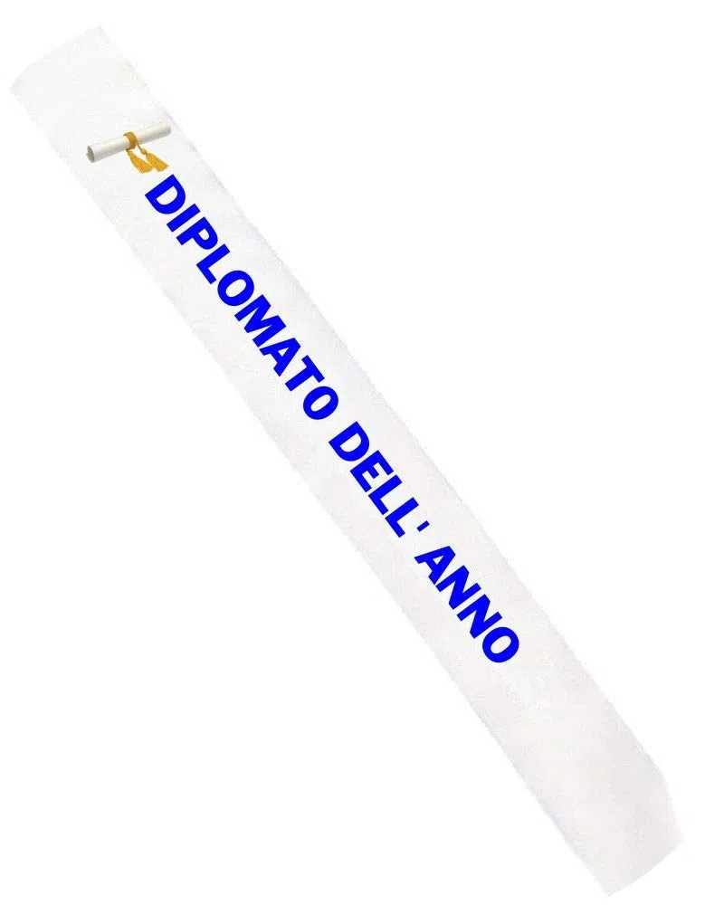 Gadget Fascia Festa Diploma e Laurea Personalizzata PS 11446-SCUOLA