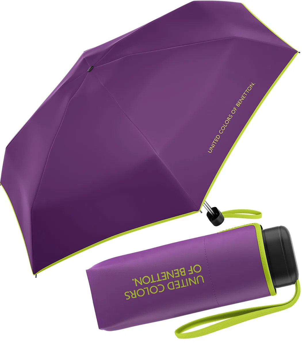Ombrello tascabile Benetton Ultra Mini Flat Solid