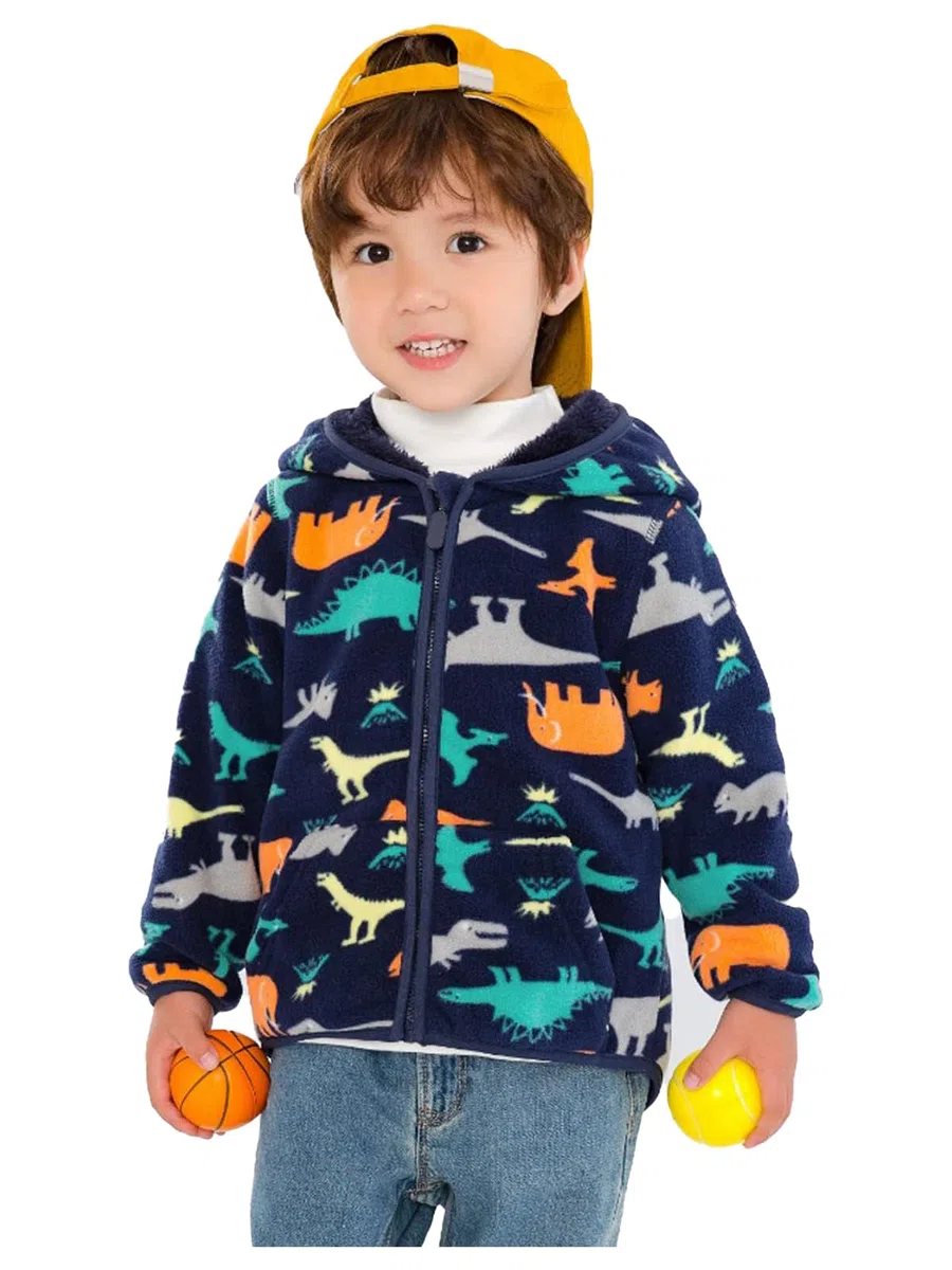 Baby Jacke Jungen Unisex Kleinkind Mädchen Kinder Warm Fleece Jacke Full Zip Pullover Oberbekleidung Sweatshirt