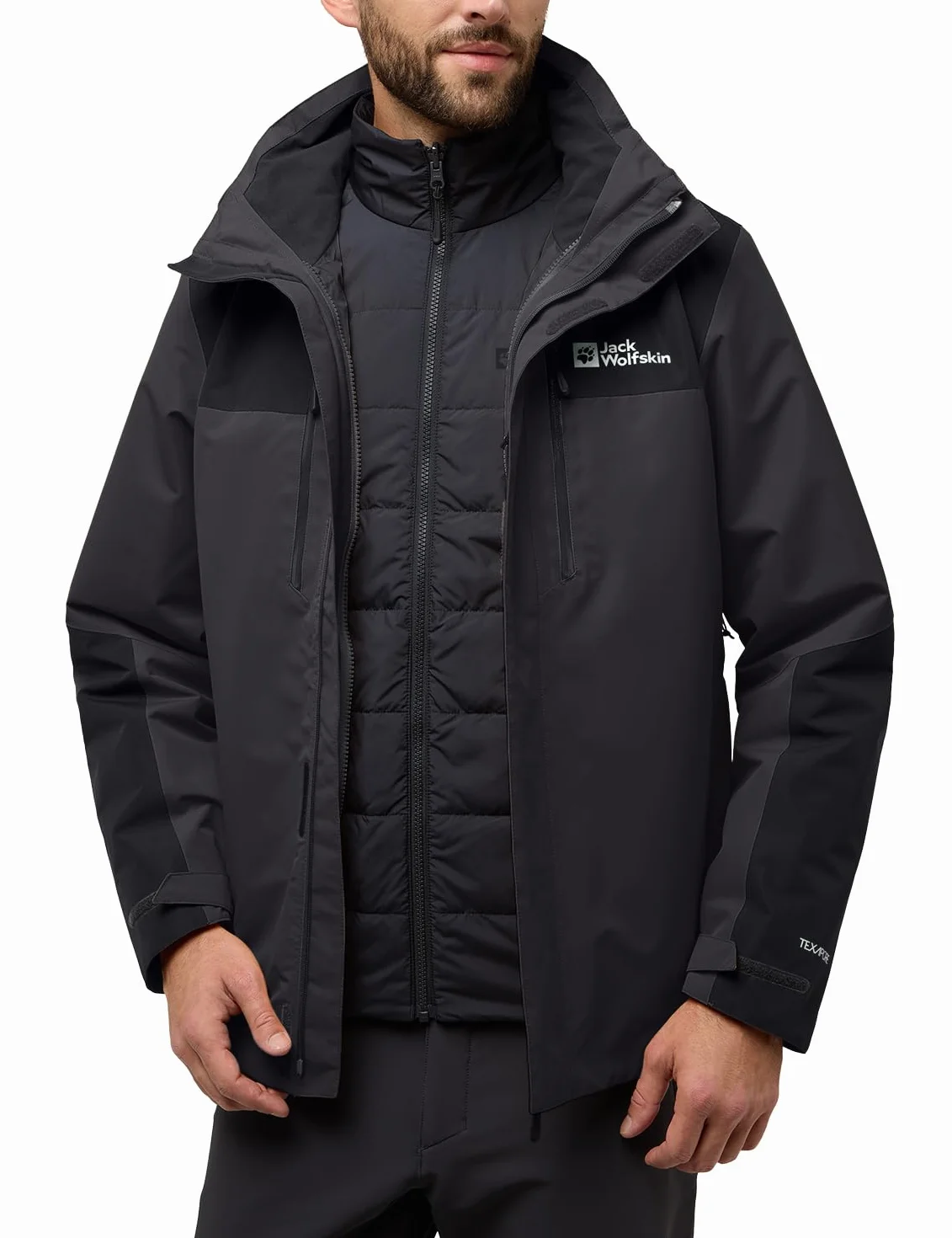 Jack Wolfskin Giacca Jasper 3 In 1 Giacca Uomo