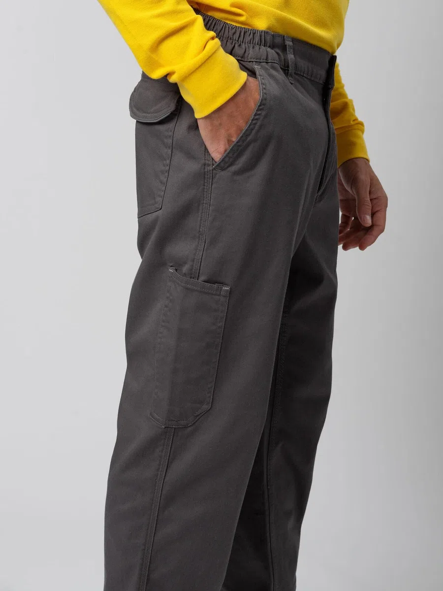 CHEMAGLIETTE! Pantaloni da Lavoro Uomo Power, 98% Cotone, Certificato CE CAT1, Multitasche, Elastici Vita