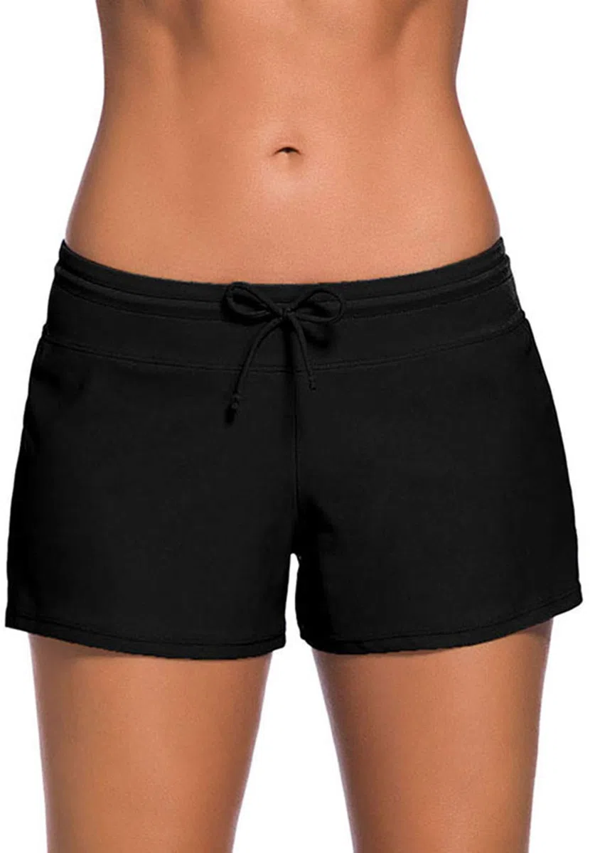 Acfoda Pantaloncini da Bagno per Donna Pantaloncino Mare con Drawstring Regolabile Size S - 3XL