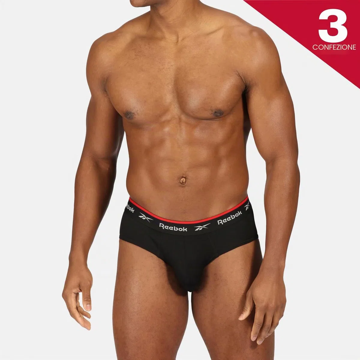 Reebok Wiggins Mutande Bambino Uomo (Pacco da 3)