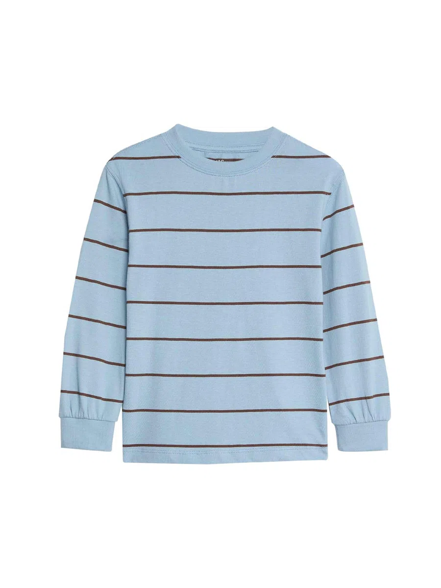 Marks & Spencer Bambini Puro Cotone Top 3-Pack – Unisex per Bambini e Ragazze – vestibilità Regolare