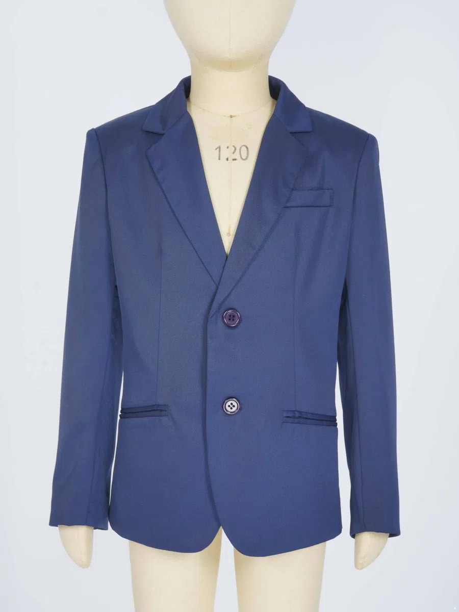 MSemis Giacca Elegante per Bambini e Ragazzi Giacca da Battesimo Festa di Nozze Nuziale Slim Fit Blazer Capotto Gentiluomo Maniche Lunghe Smoking Tuxedo Cerimonia, 4-14 Anni