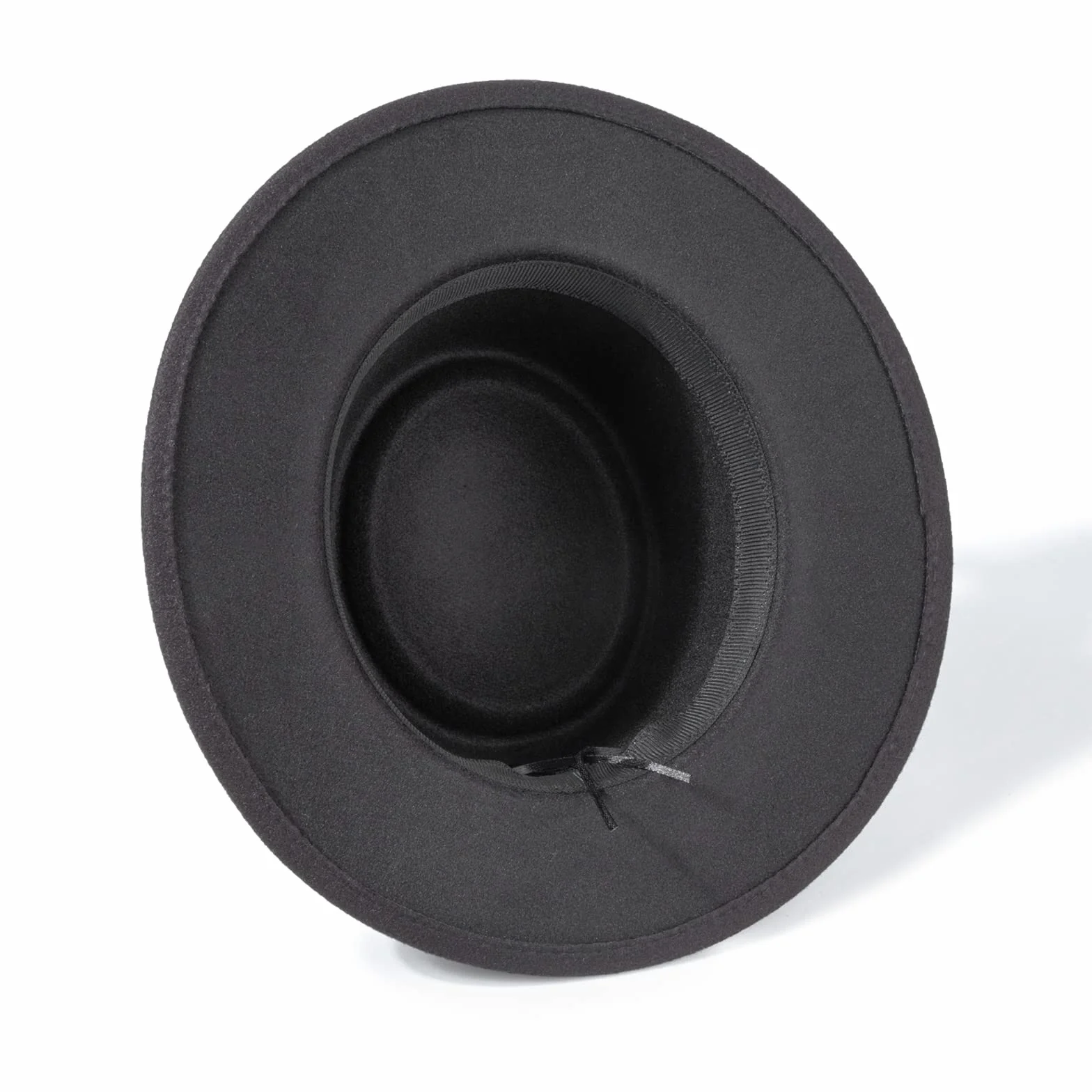 DRESHOW Cappello a tesa Larga Fedora per Donna Cappello Floscio Panama Retrò con Fibbia per Cintura