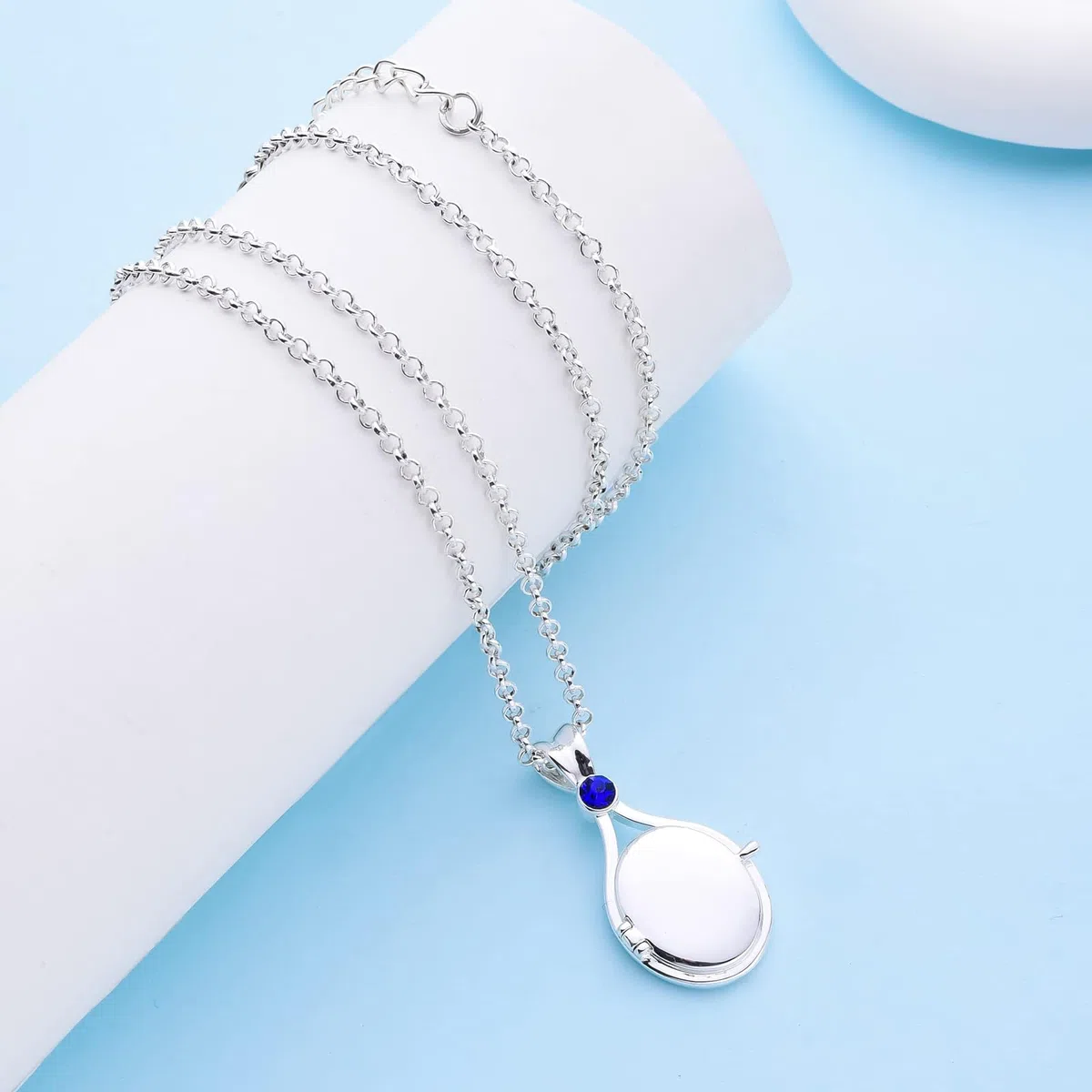 Aidenn H20 Just Add Water Collana H2o Medaglione Sirene Pendente, Amuleto Personalizzato per Immagini Regalo per Donne Ragazze Adolescenti