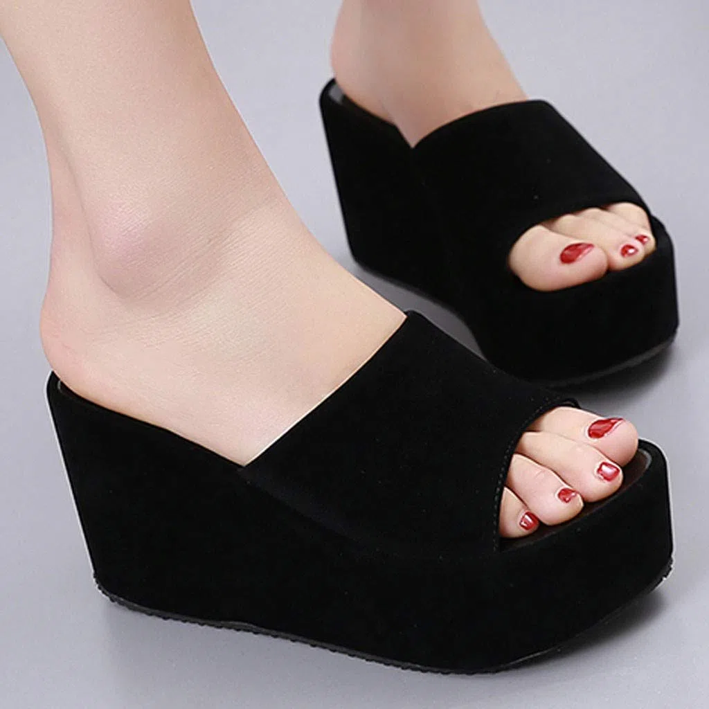 Generico Ciabatte Donna Ortopediche Leggere Sandali Scarpe Eleganti Comode Estive Zeppe Con Zeppa Alta Vintage Offerta Supporto Arco Plantare Ciabatta Cerimonia Bassi Mare Piscina Pantofole Infradito