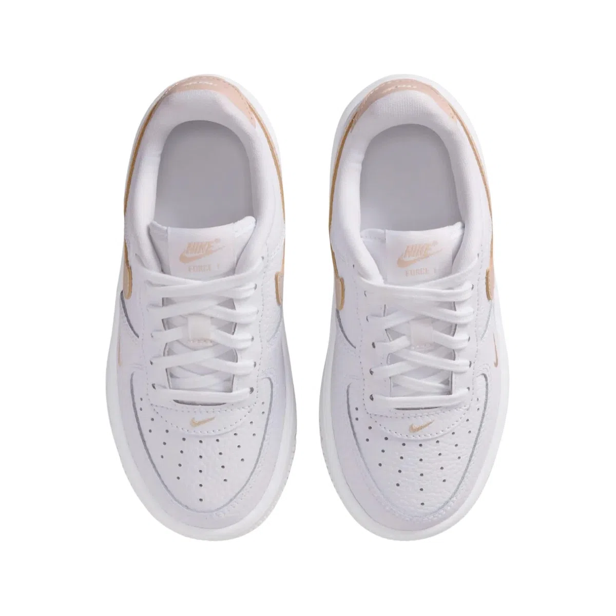 NIKE Scarpe Force 1 Low Ms (PS) Codice IO7401-102 Bianco Bambini