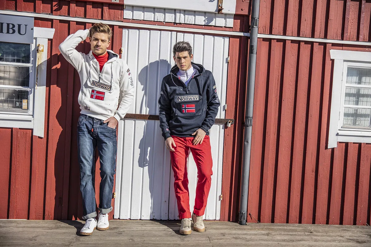 Geographical Norway Gymclass Men - Felpa Cappuccio con Tasca A Canguro Uomo - Felpa Pullover Hoody Caldo A Maniche Lunghe - Abito Ideale Primavera Estate Autunno Inverno