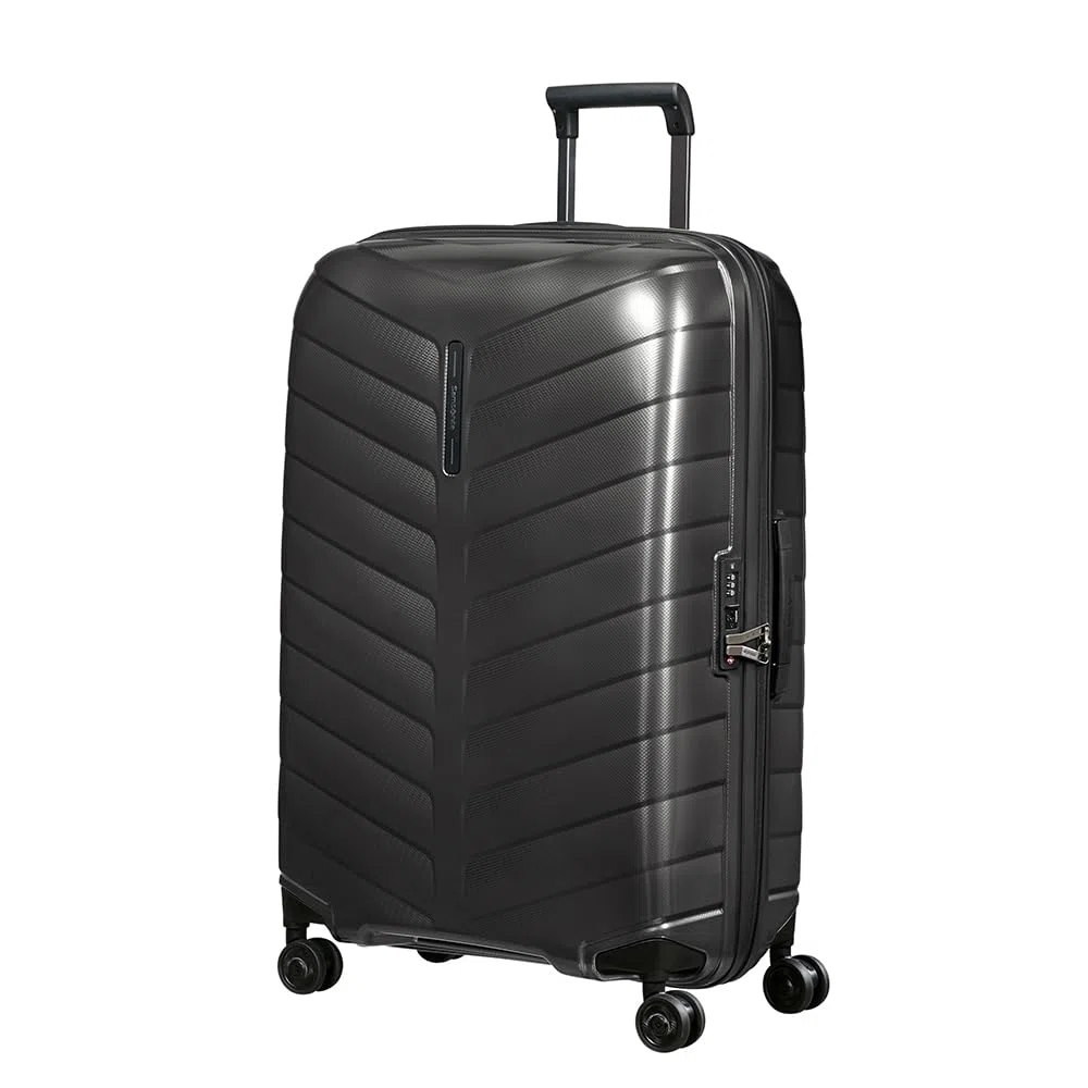Samsonite Attrix Spinner L, Valigia, 75 cm, 97 L, Nero (Antracite)