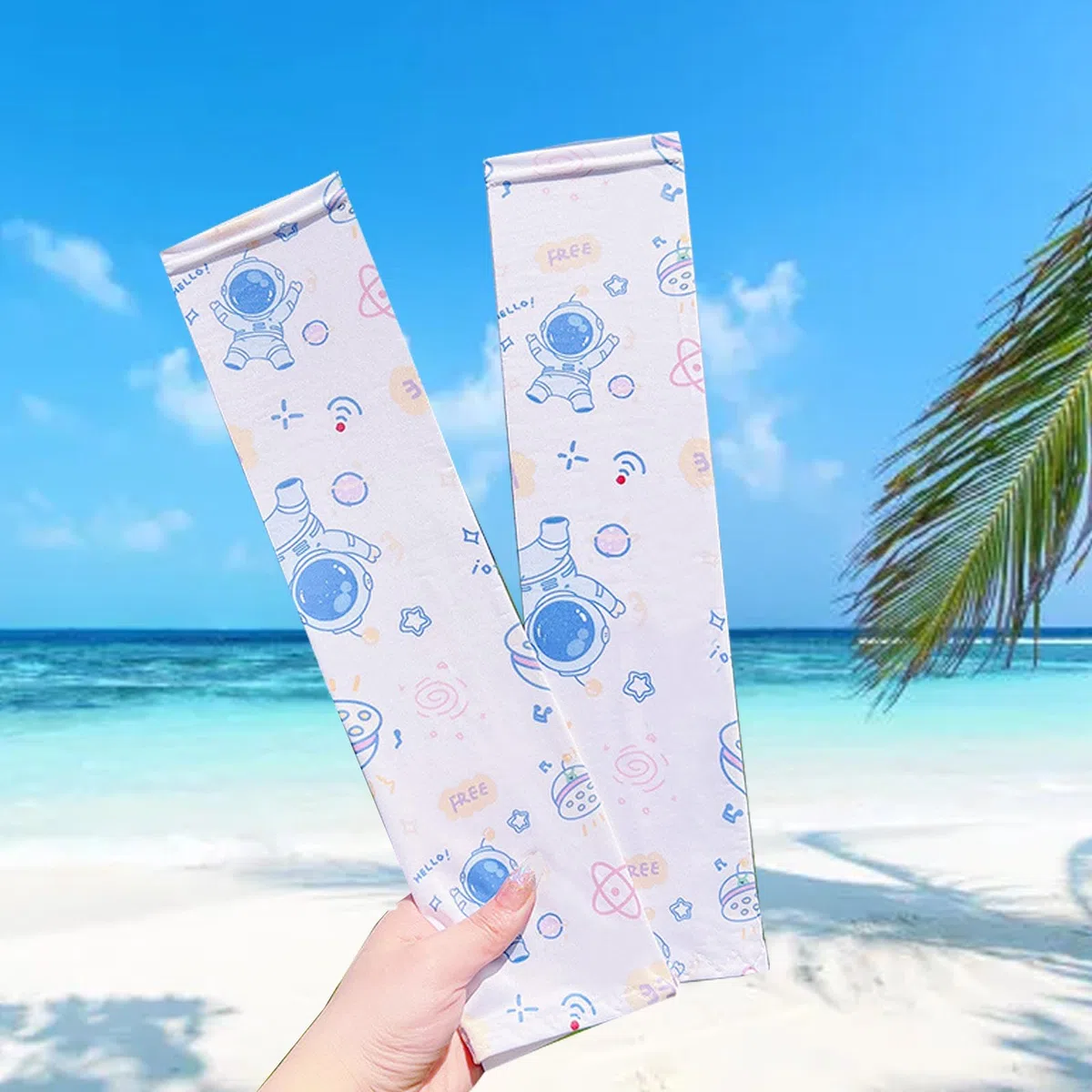 3 Paia Uv Protezione Sunblock Manica Braccio, Braccio Maniche a Compressione, Manicotti Braccia, per Sport All'aperto, Viaggi, Protezione Della Pelle (3 Colori)