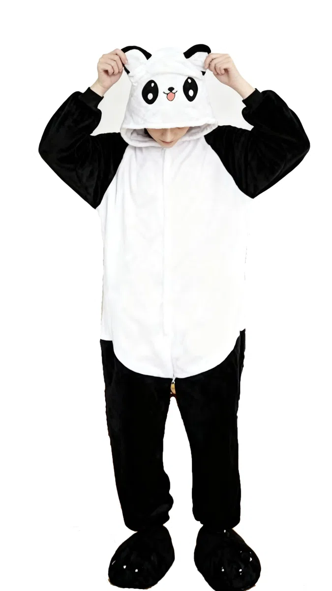 Kigurumi Costumi Animali Pigiama Tuta Intimo Adulto Unisex per Carnevale Halloween Party Spettacolo Show di Natale Cosplay Invernale da Donna e Uomo