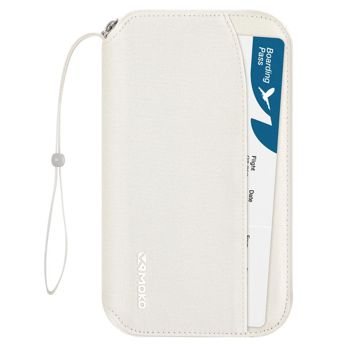 MoKo Portapassaporto per Famiglia, Portafoglio RFID per Passaporto per Uomo e Donna da Viaggio con Scomparti Multipli, Organizzatore per Carte/Documenti d'Identità/Biglietti/Chiavi