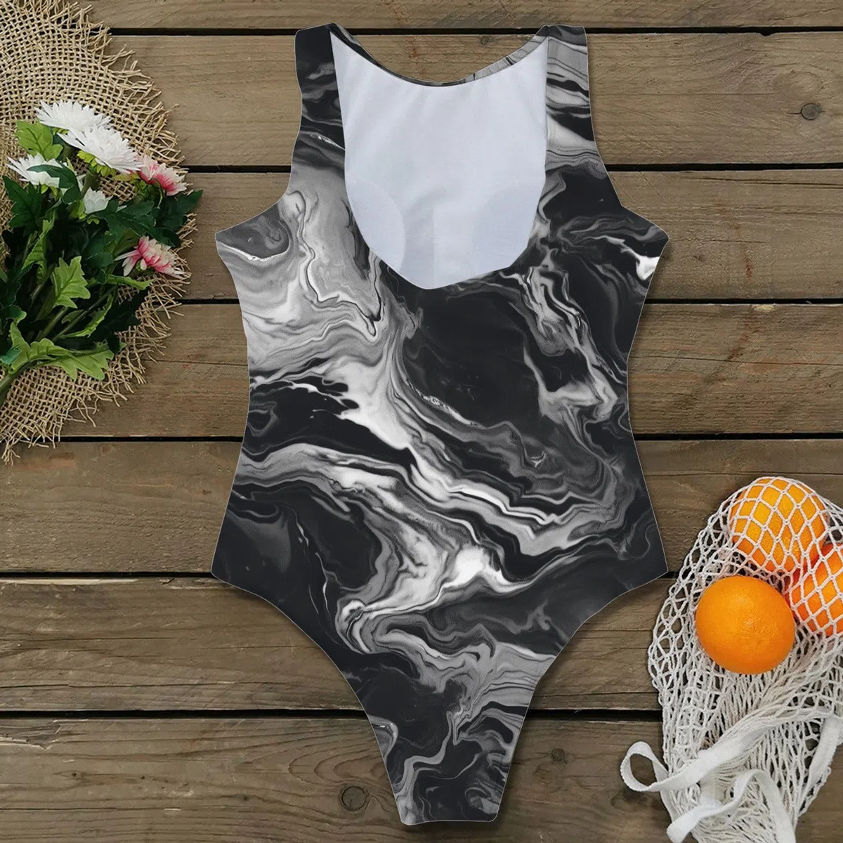 NOAGENJT Costumi Donna Piscina Cinghie Senza Schienale sul Collo Stampa Pezzo Tankinis Set Alti da Donna Costumi da Bagno Larghi Neonato