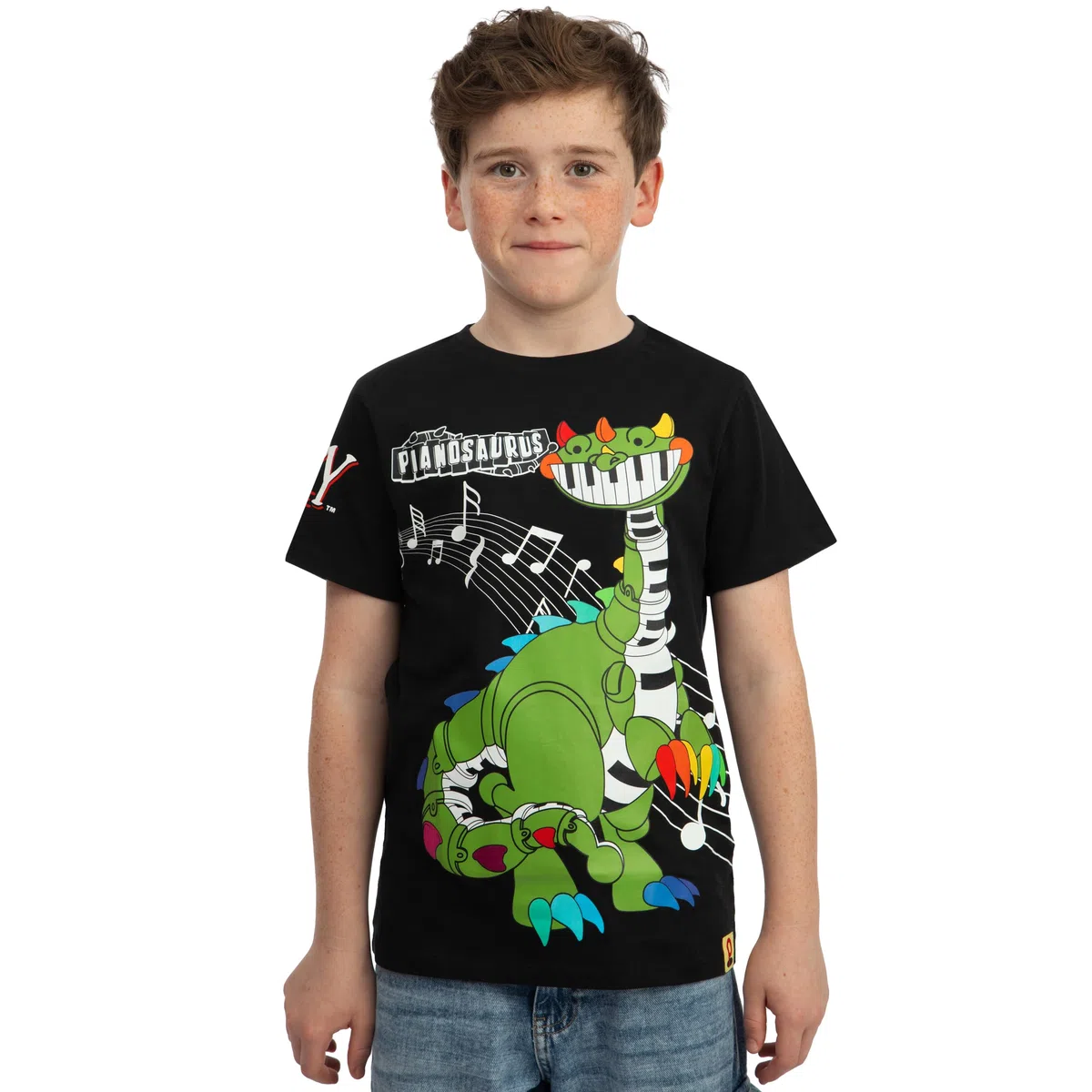 Poppy Playtime Maglietta Ragazzo, Tshirt Bambino Pianosaurus, T Shirt Bambino Cotone, Abbigliamento Bambini Gamer
