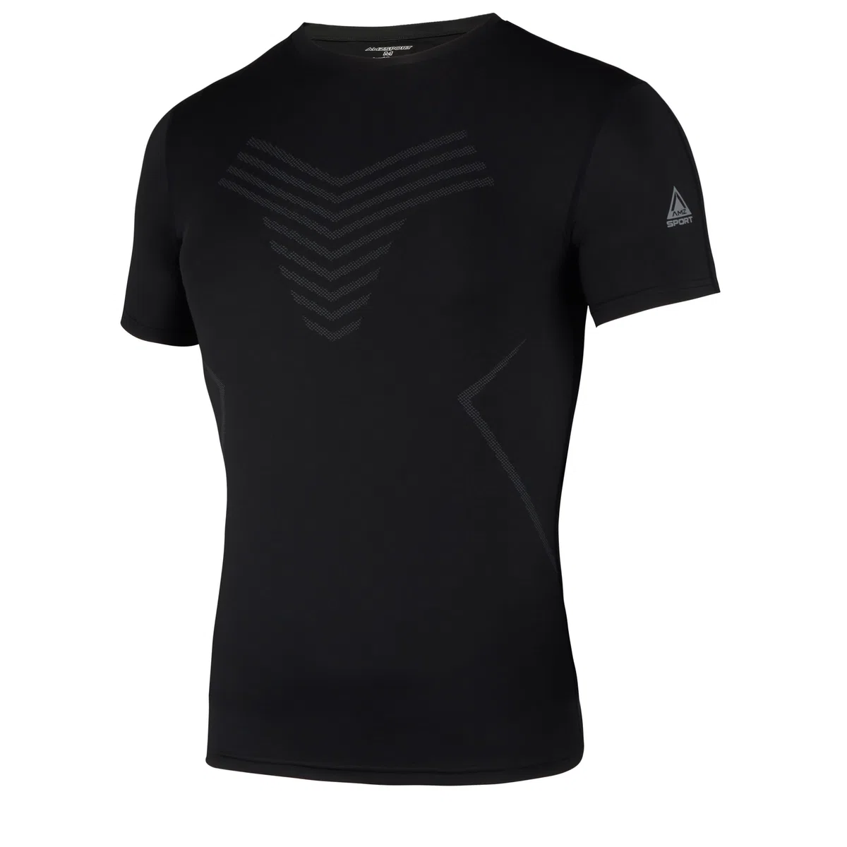 AMZSPORT 1/2 Pezzi Maglia Compressione Uomo Magliette a Maniche Corte Maglietta Palestra Running T-Shirt Maglie Sportiva Traspirante