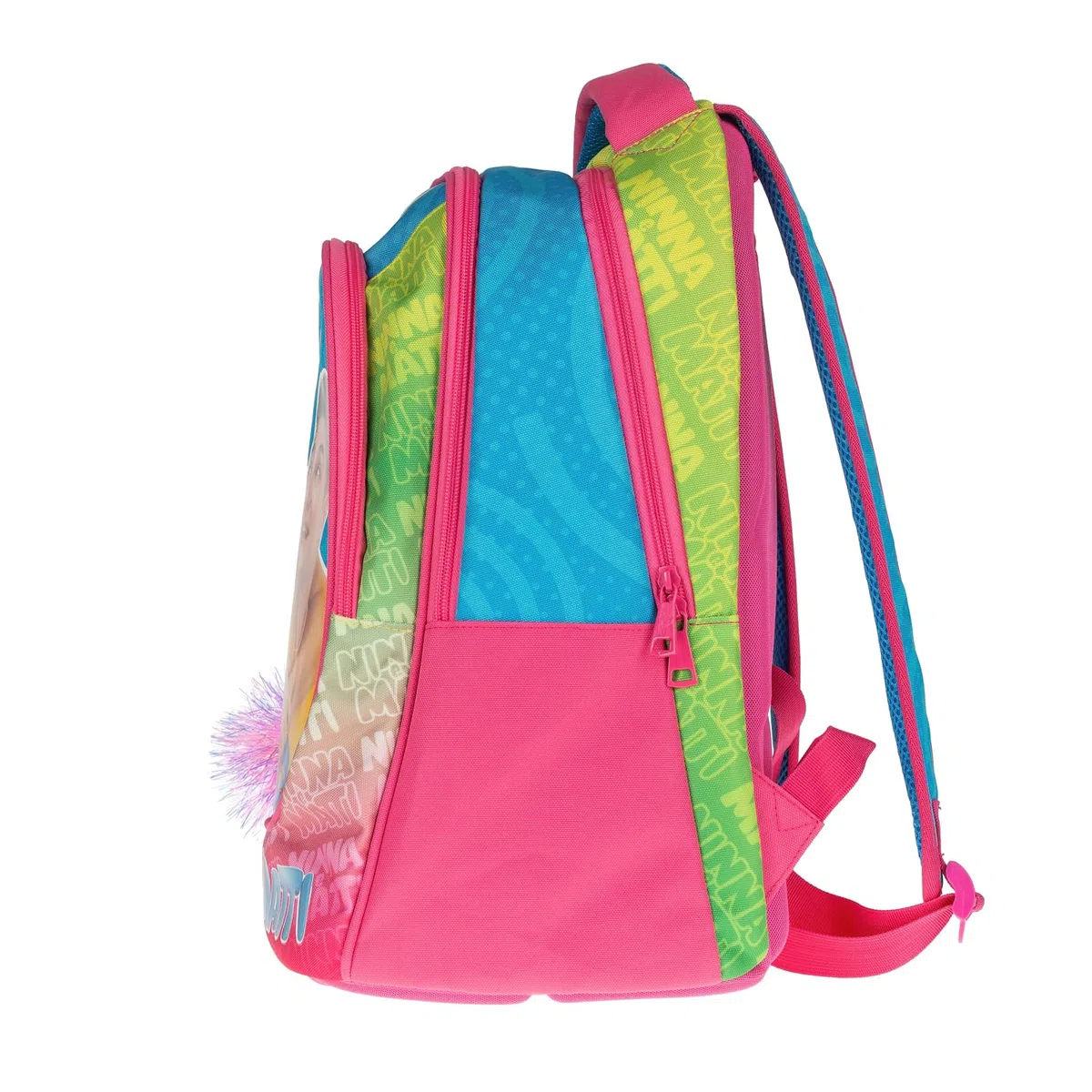 Zaino Scuola Elementare per Bambini 32x21x42 cm Zainetto da Bambina o Bambino con 2 Compartimenti e Chiusura a Zip