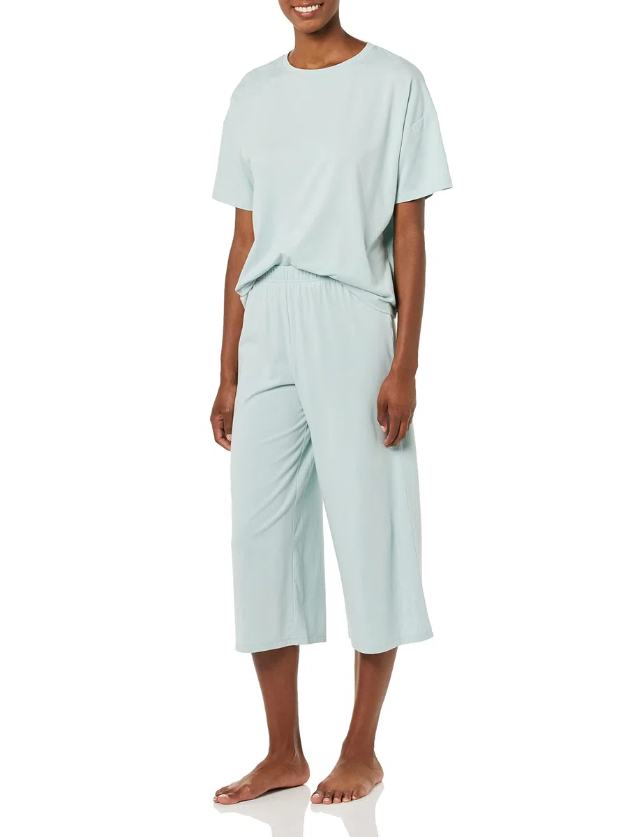 Amazon Essentials Donna Pigiama in Jersey di Maglia