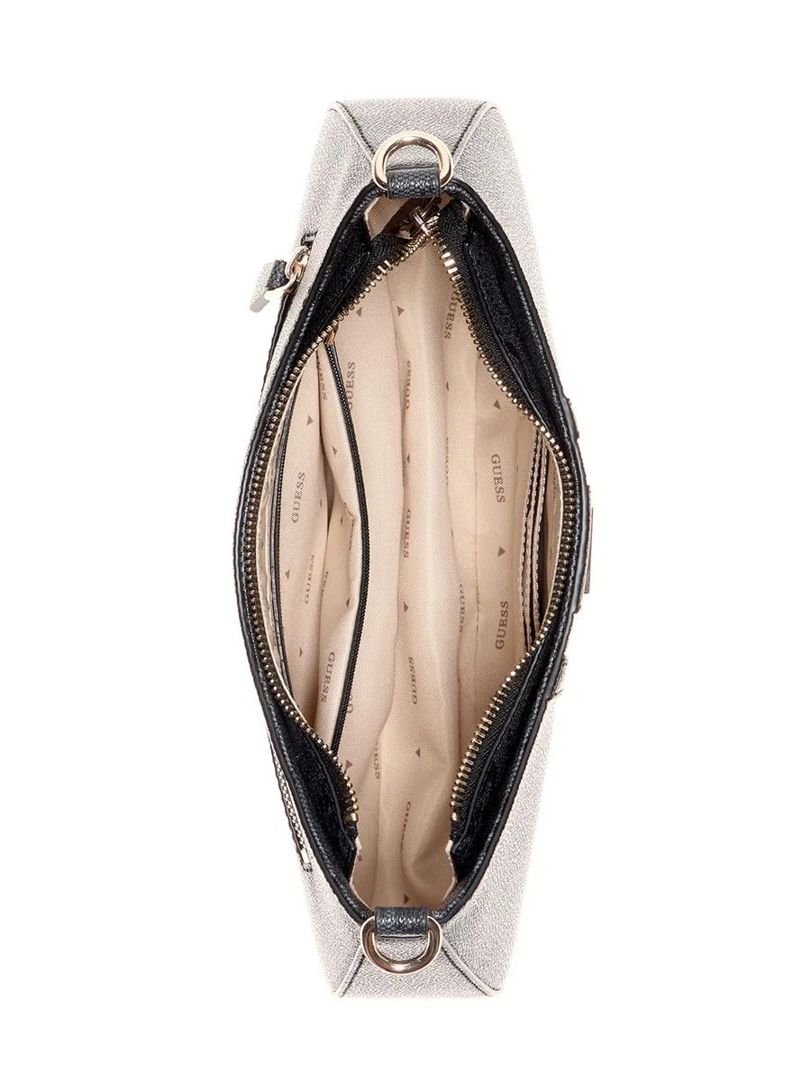 GUESS - Noelle II Top Zip Shoulder Bag, Bag Donna