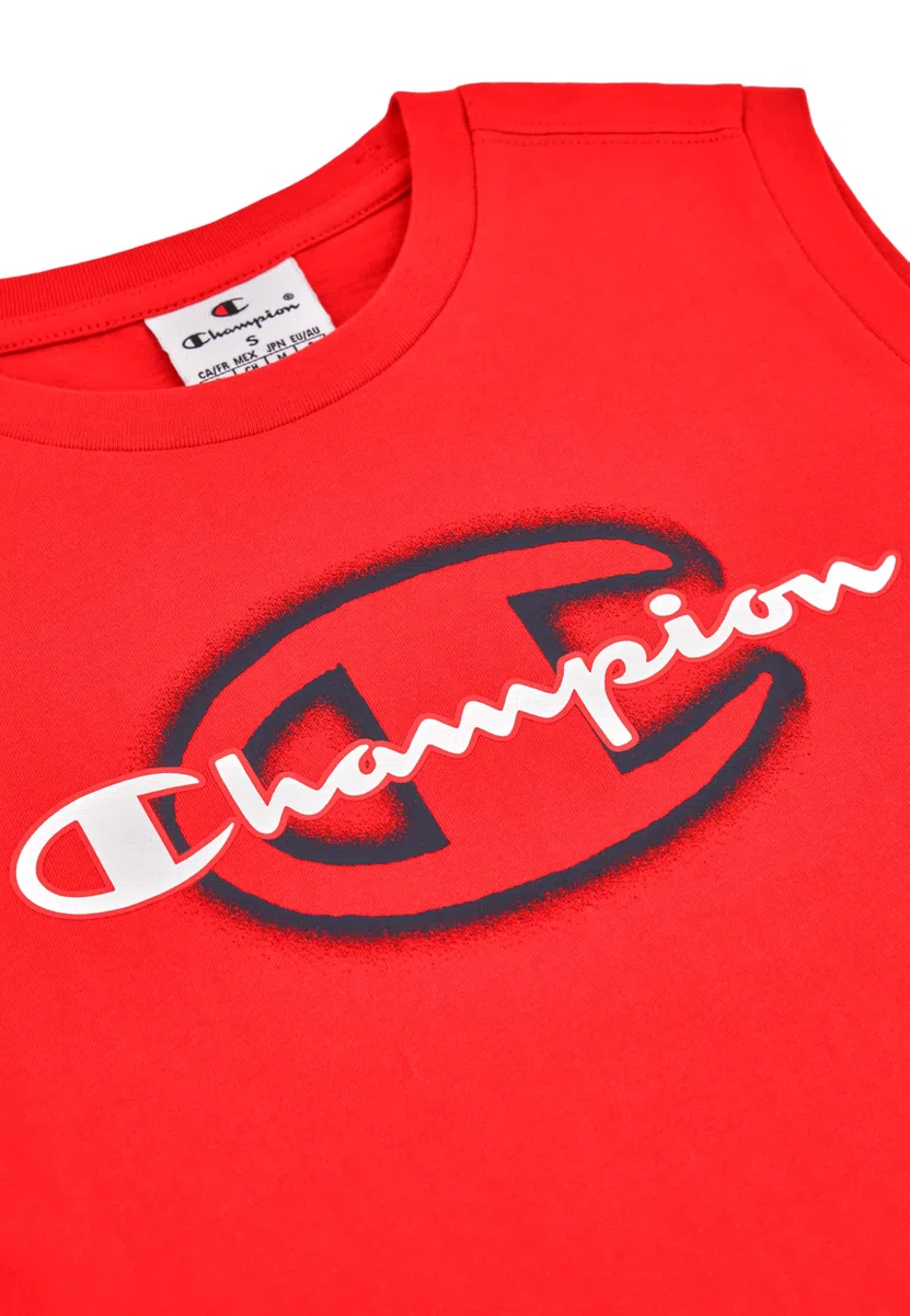 Champion Legacy Boy - Graphic Sleeveless Crewneck Set With Large Print Impostato Bambini e ragazzi (Pacco da 1)
