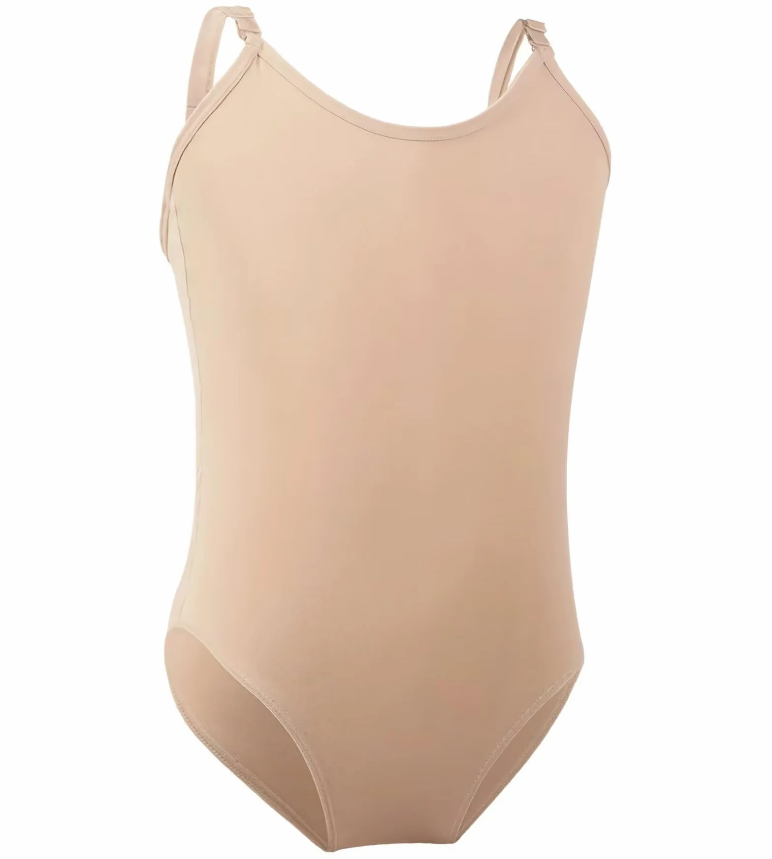 Balletto Body da Danza Classica con Spalline Regolabili Color Carne Camisole Body Danza per Donna