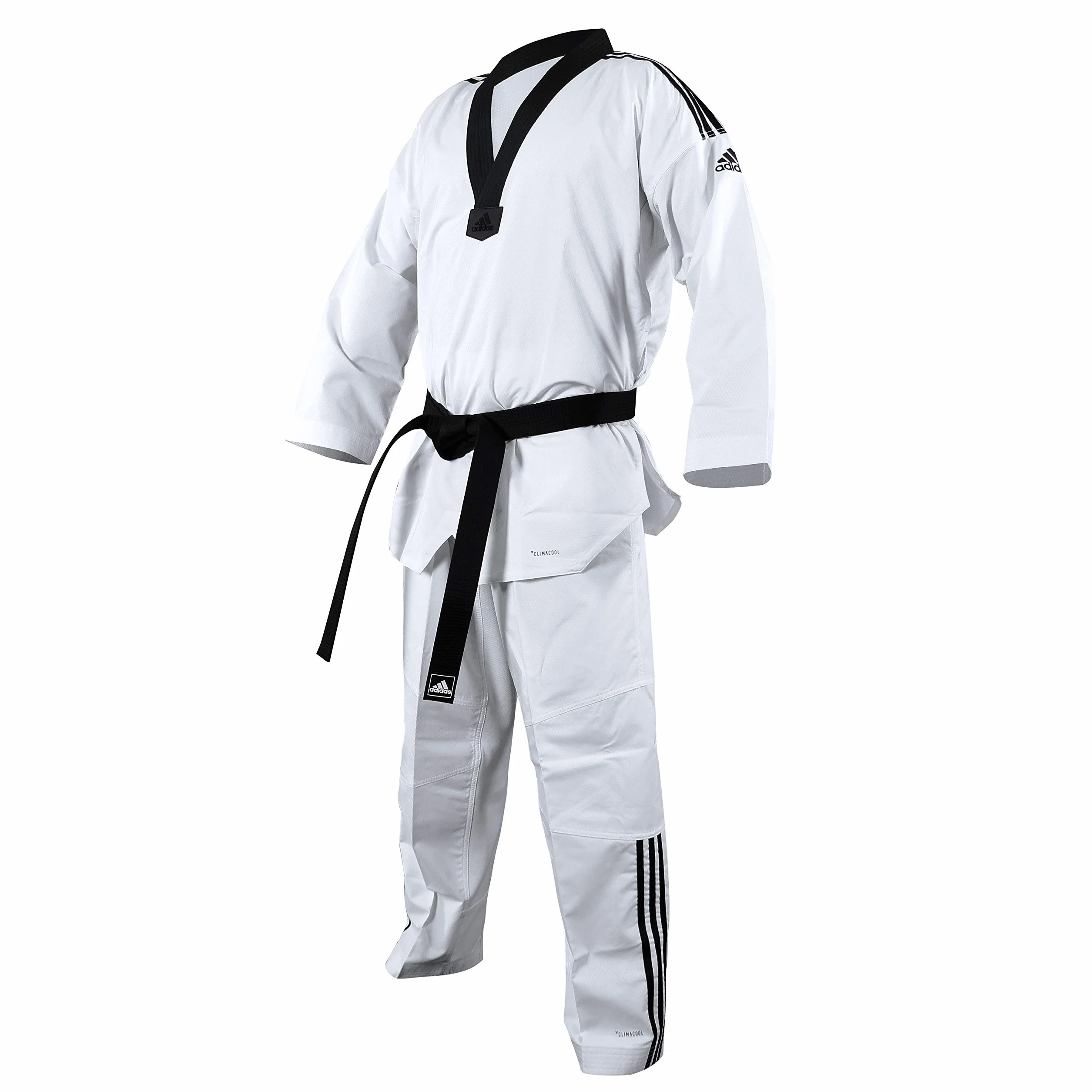 DOBOK TAEKWONDO ADIDAS ADI-FIGHTER COLLO NERO