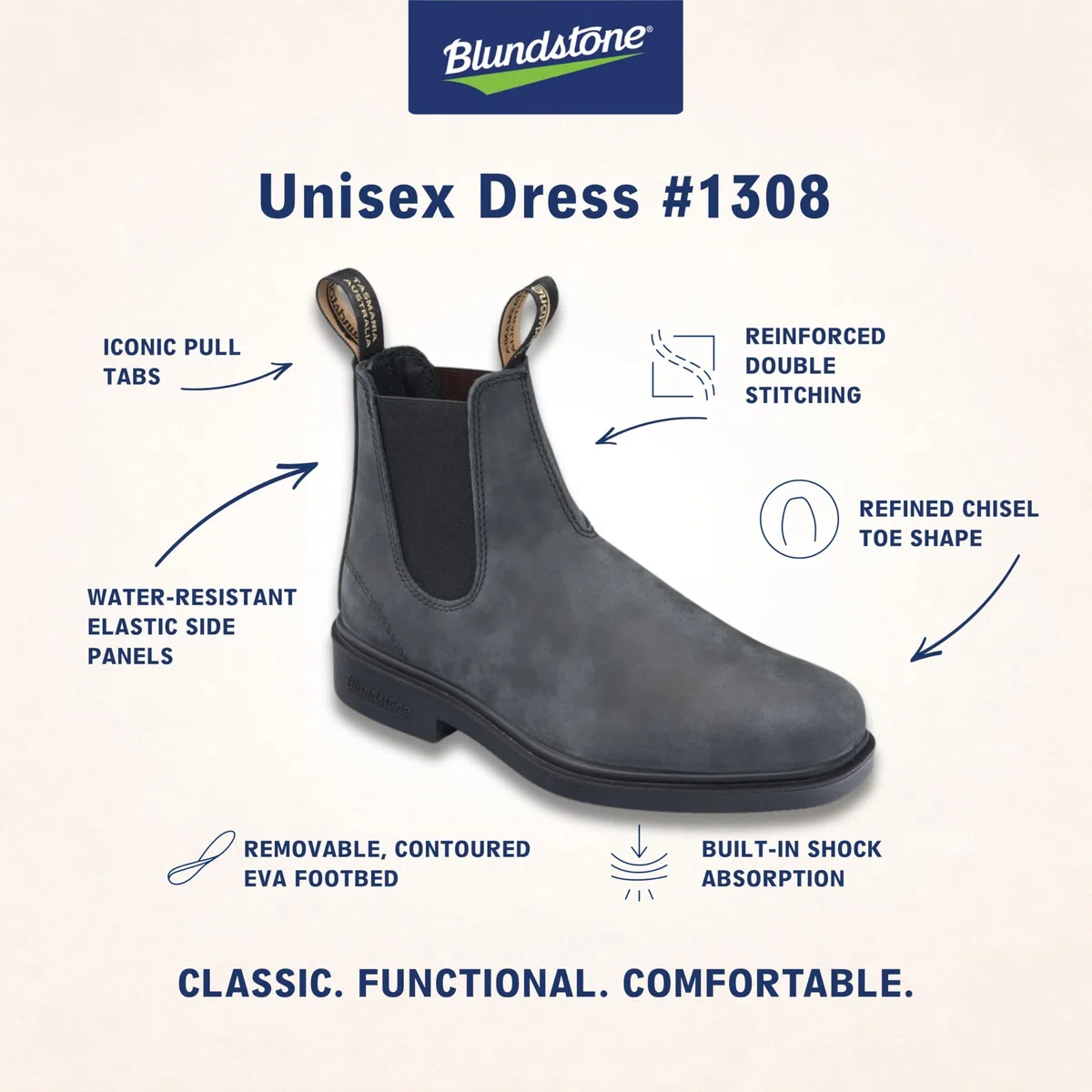 Blundstone Beatles Donna Nero 510bc510