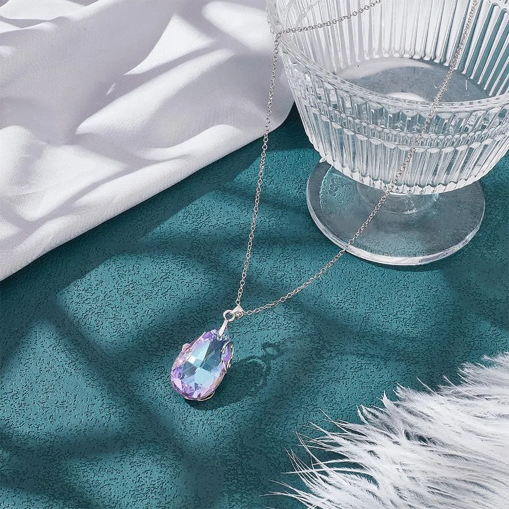 BENECREAT Ciondolo Artiglio Irregolare in Argento Sterling 925 Impostazione Cabochon Adatta a Diverse Forme di Pietre Preziose per Gioielleria