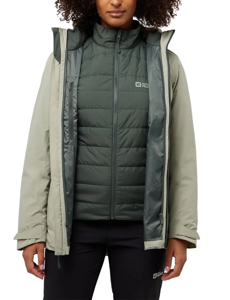 Jack Wolfskin Hunberg 3in1 Jkt W Giacca Donna