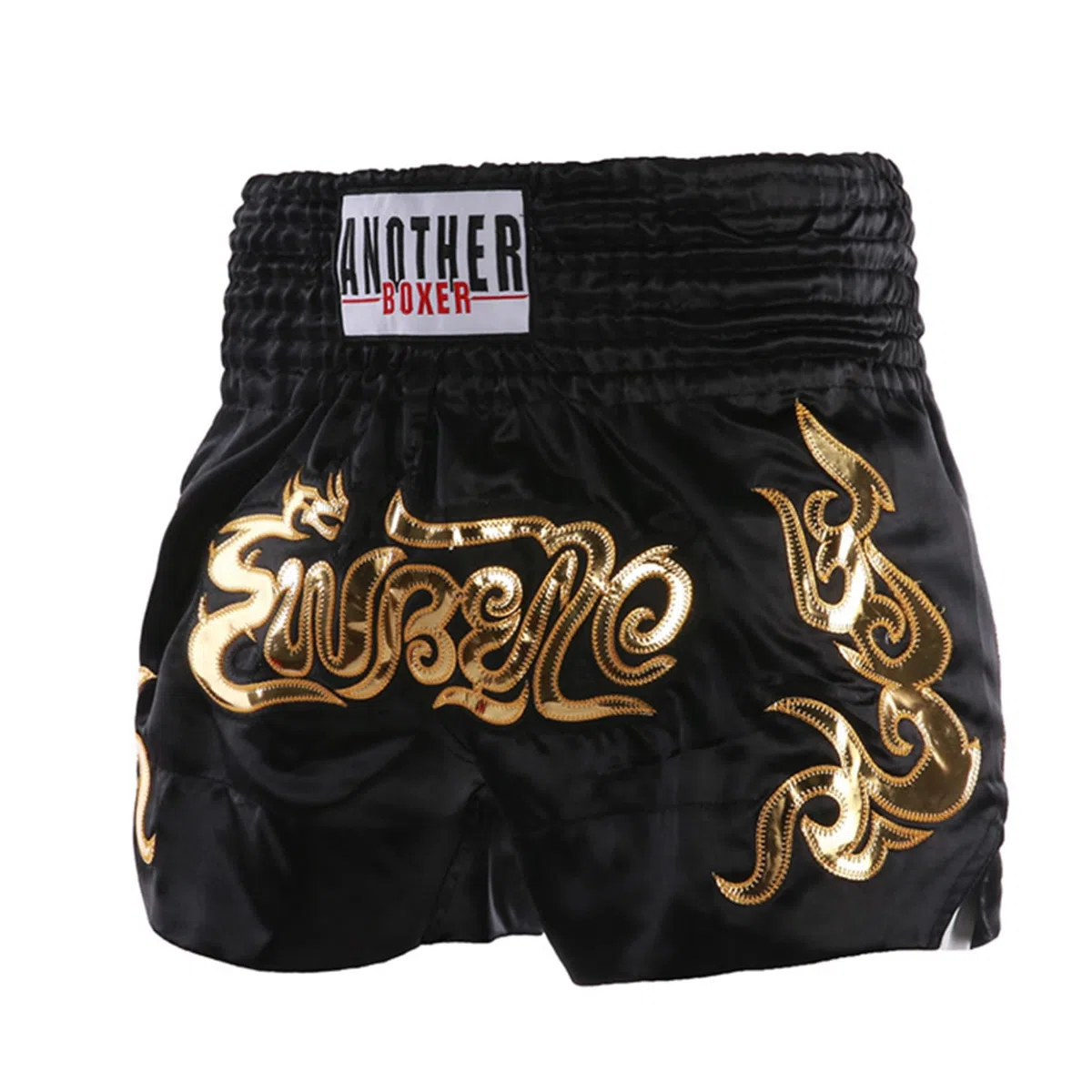 Runhomal Pantaloncini sportivi MMA da ragazzo, pantaloncini da boxe Muay Thai Kick Boxing Trunks per bambini 5-16 anni