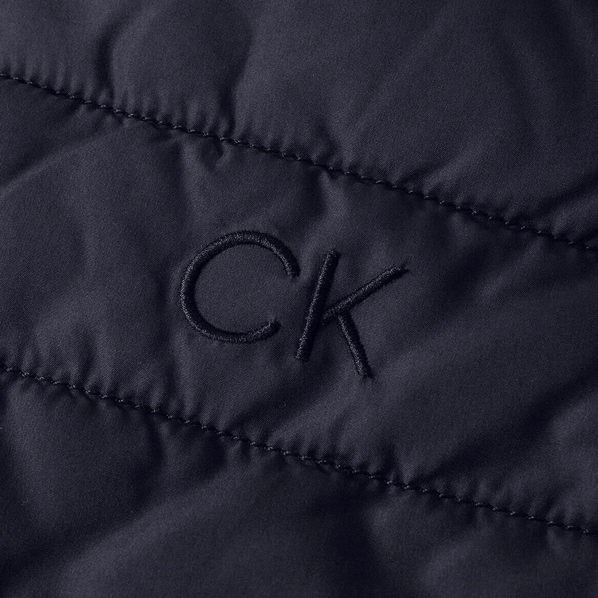 Calvin Klein 2026 Giacca da uomo con collo a imbuto in pile trapuntato ibrido