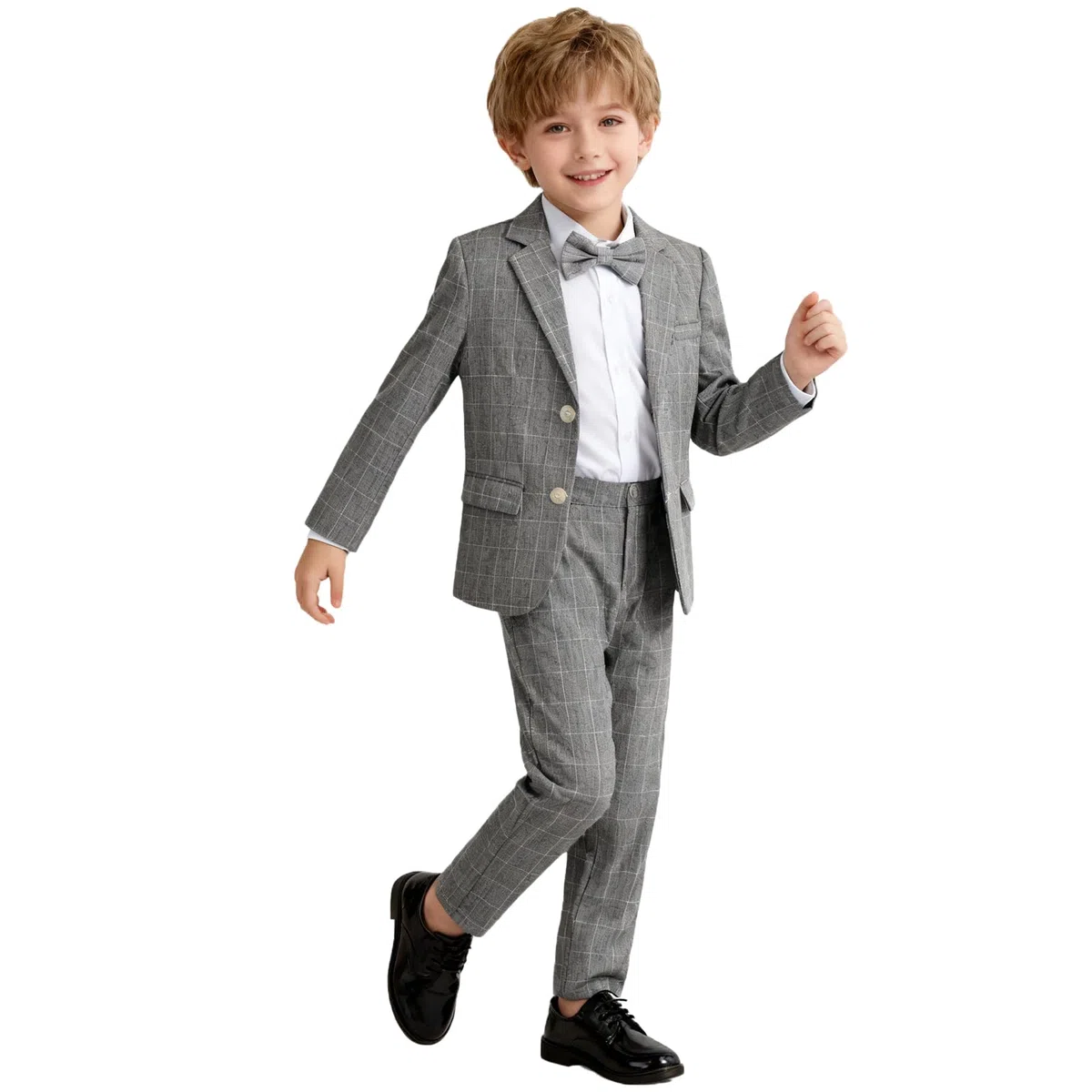 LOLANTA 3 Pezzi Paggetto Bambino Matrimonio,Completo Elegante Ragazzo Cerimonia