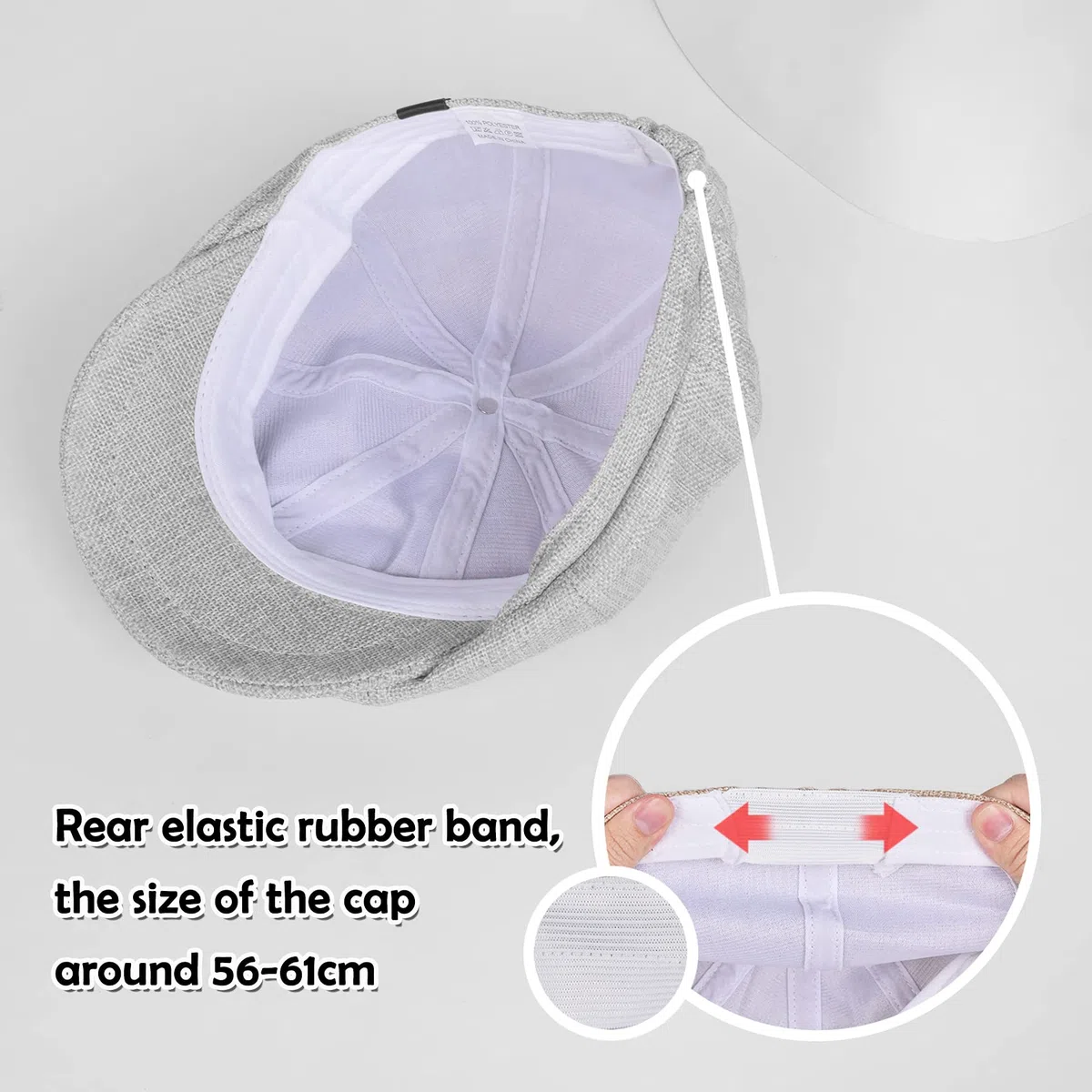 Berretti Piatti Cappello Gatsby A Spina Pesce 8 Pannelli Berretto Strillone Baker Boy Cappelli Irlandesi Dell'edera Moda per Uomini Donne con Fascia Elastica