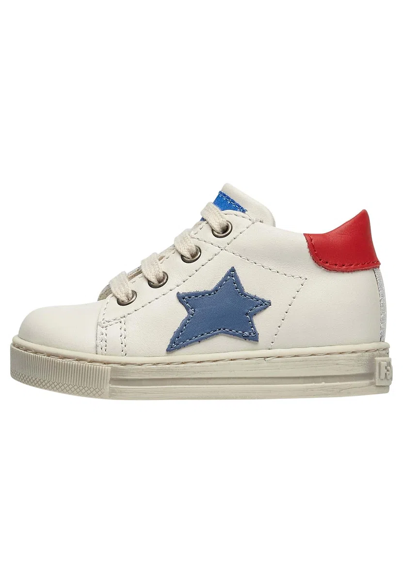 Falcotto Sasha-Sneakers in Pelle e Suede-Bianco