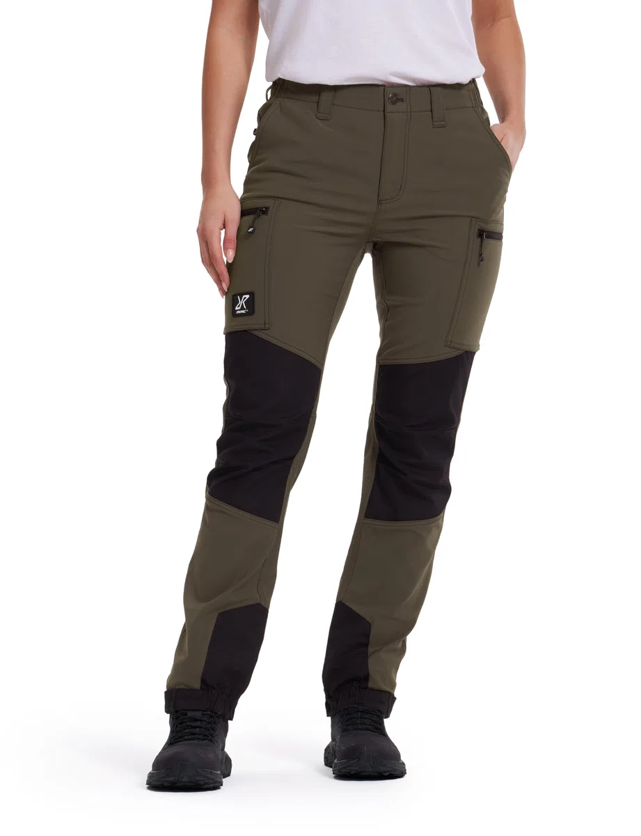 RevolutionRace Nordwand Stretch High-Waist Pantaloni Outdoor da Donna, Pantaloni per L'escursionismo e Attivitá all'Aria Aperta, da Trekking e da Lavaro, Robusti e Resistenti
