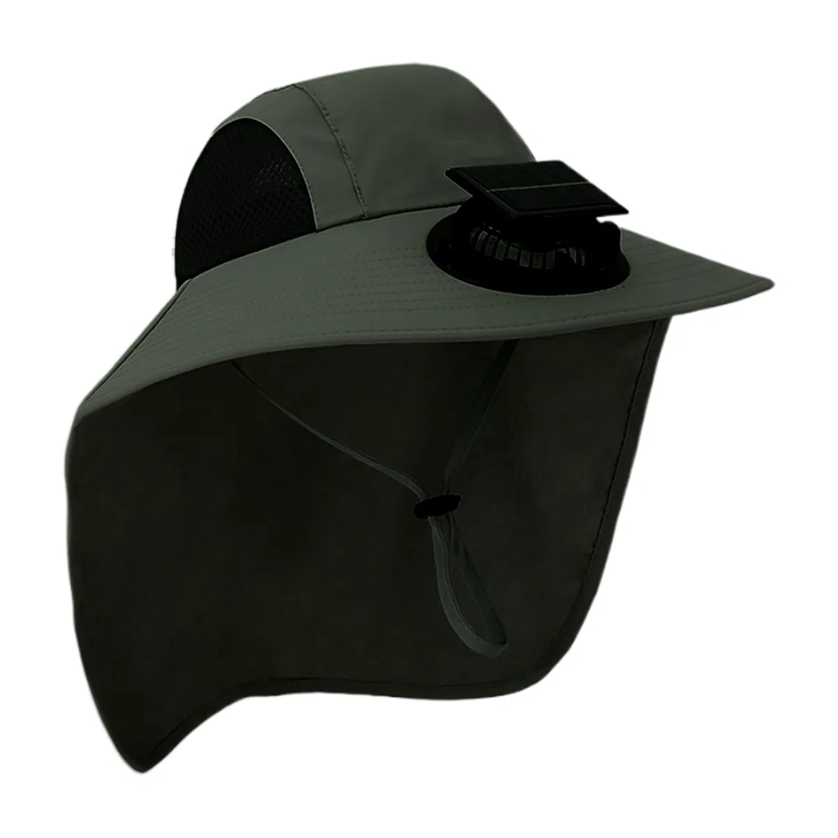 Cappello con ventilatori ,Cappello a ventilatore solare unisex - Ricaricabile USB impermeabile a tesa larga per escursionismo, spiaggia, campeggio, uomini e donne